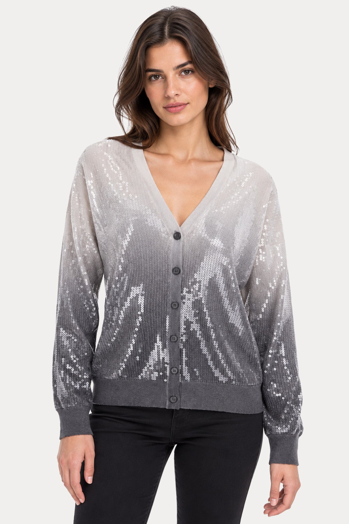 Liu Jo Regular Fit Payetli Triko Ceket