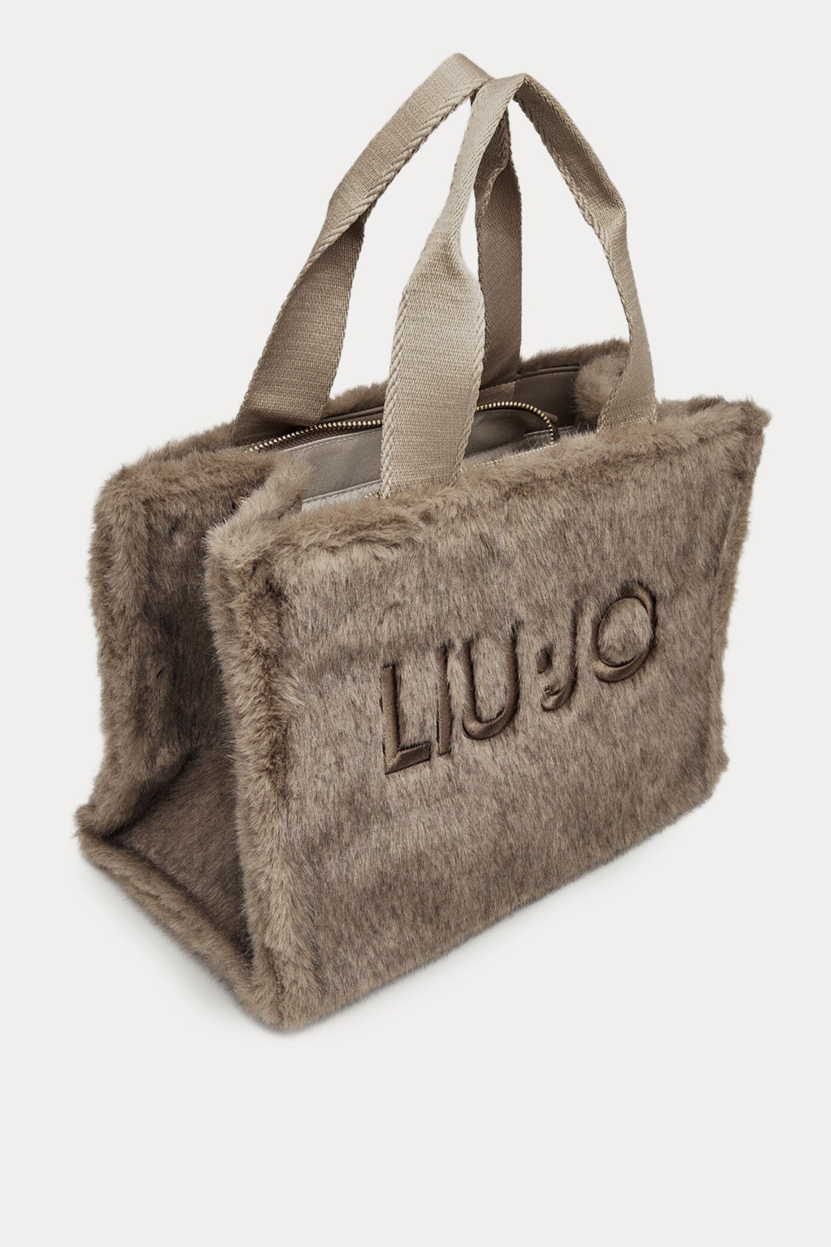 Liu Jo Logolu Peluş Omuz Çantası