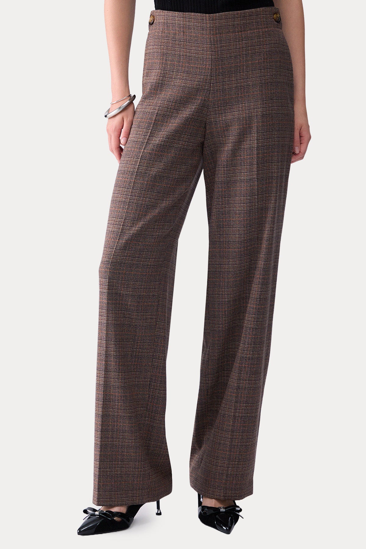 Liu Jo Straight Fit Ekose Desenli Pantolon