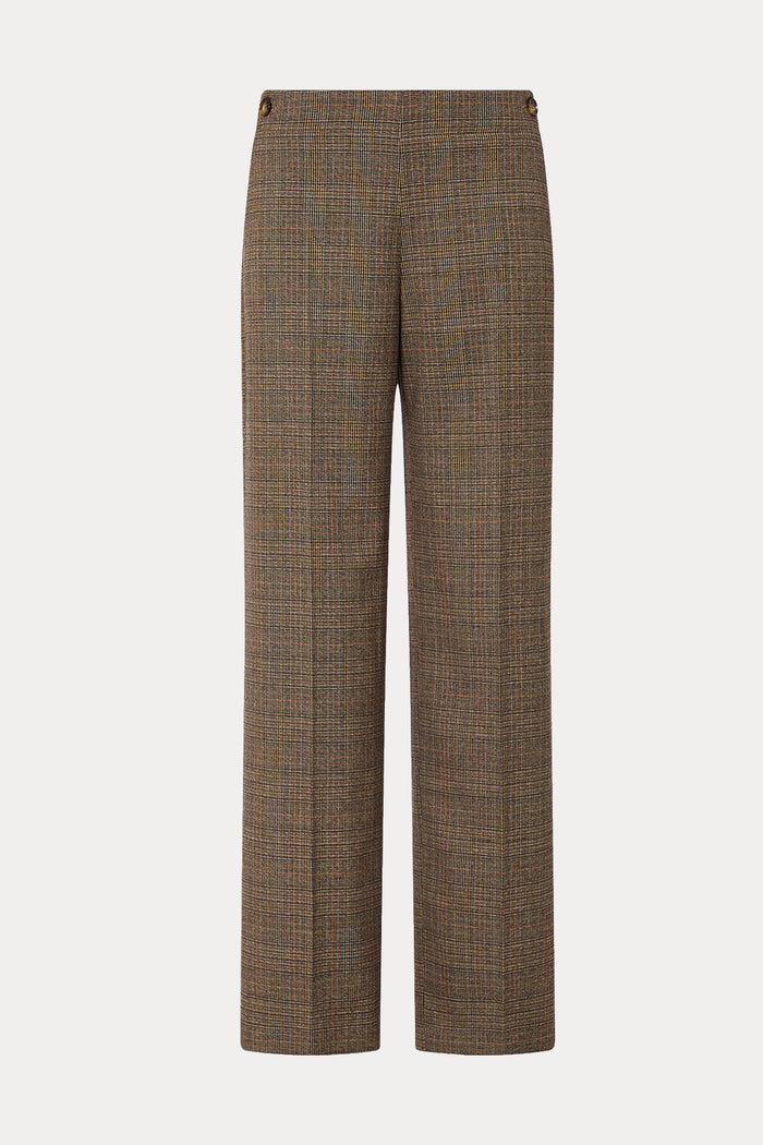 Liu Jo Straight Fit Ekose Desenli Pantolon