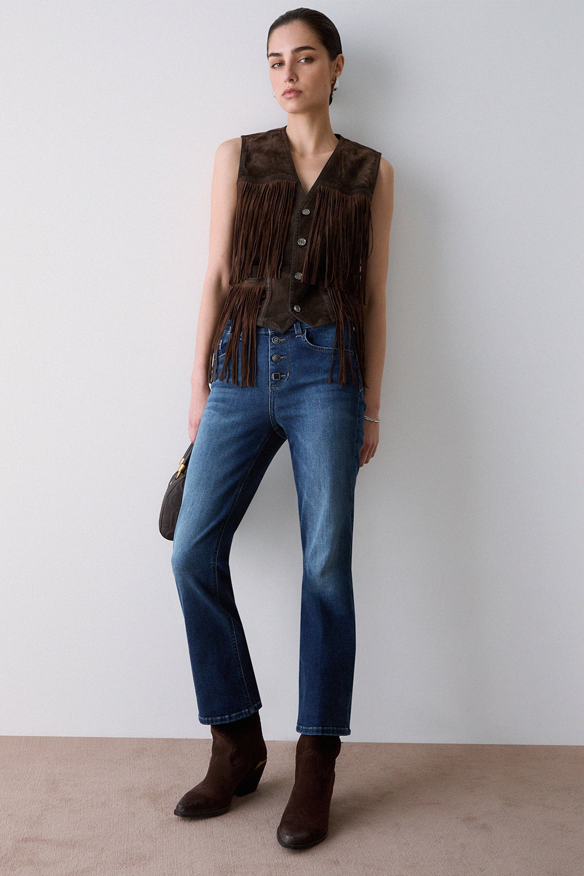 Liu Jo Bootcut Yıkamalı Streç Jeans