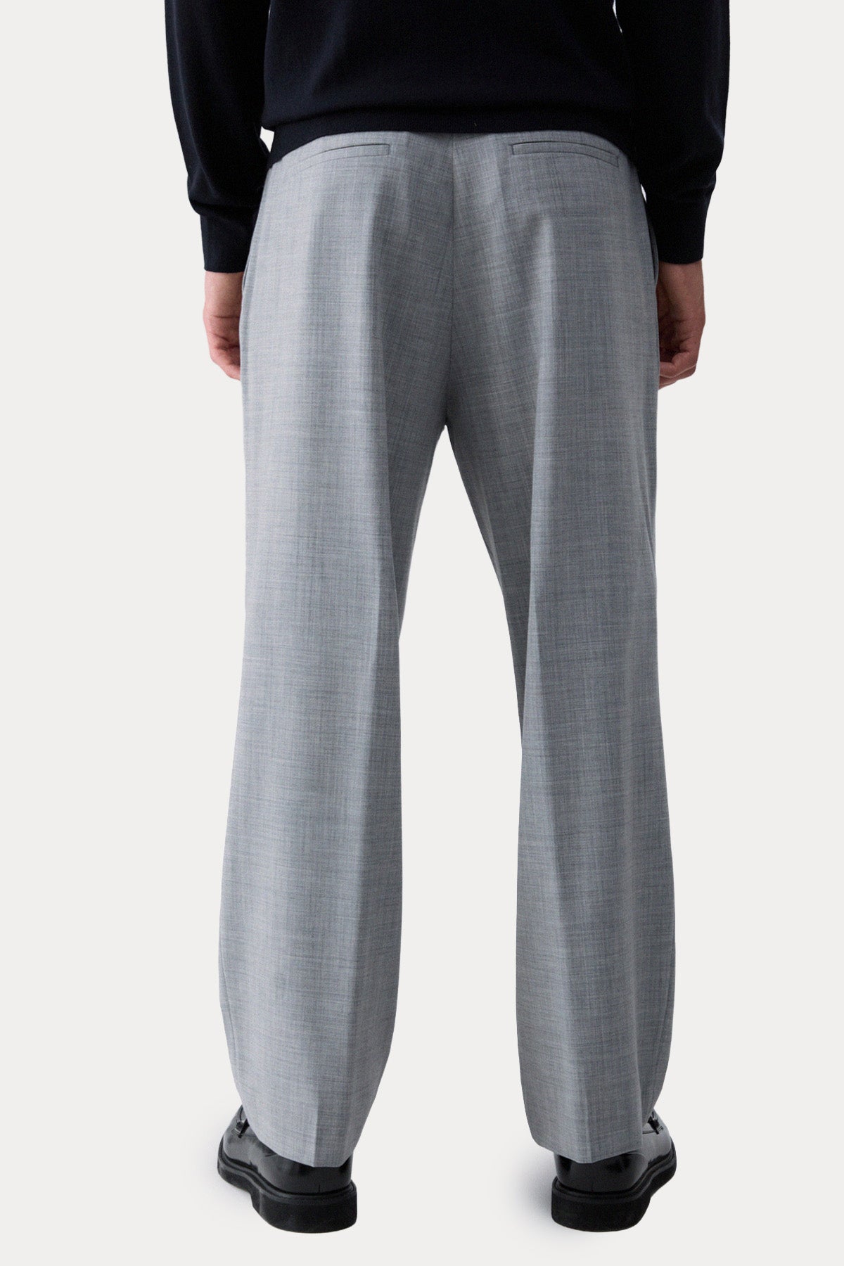 Liu Jo Relaxed Fit Tek Pile Yandan Cepli Yün Pantolon