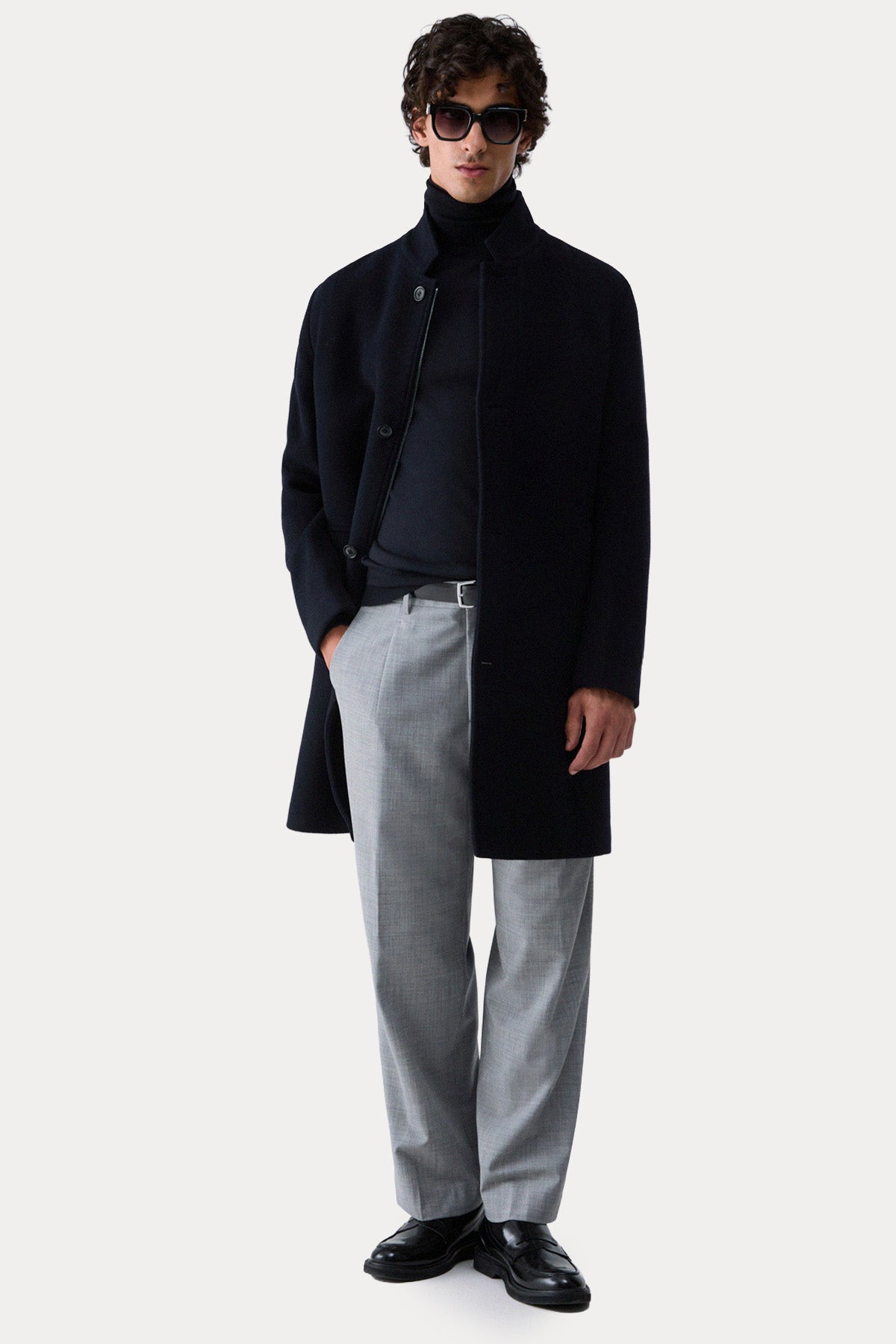 Liu Jo Relaxed Fit Tek Pile Yandan Cepli Yün Pantolon