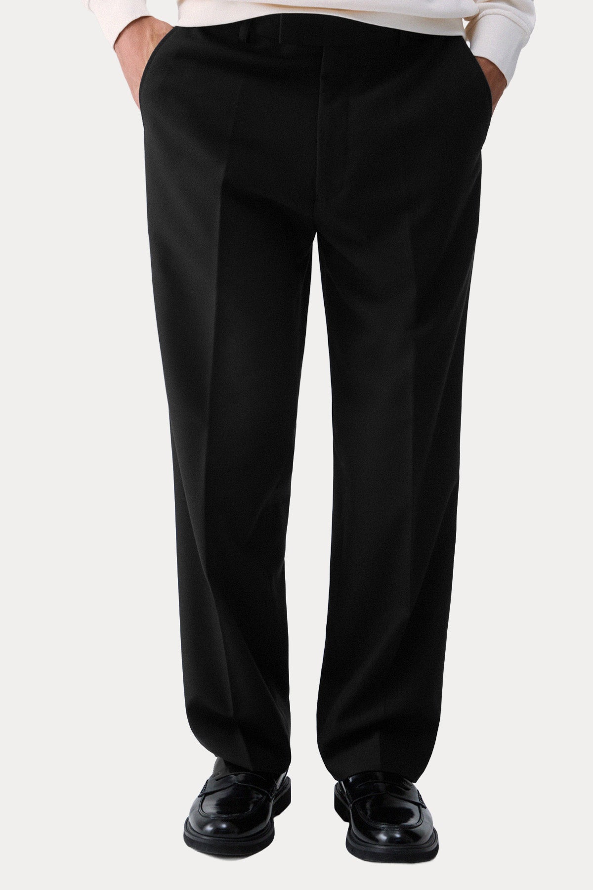 Liu Jo Relaxed Fit Tek Pile Yandan Cepli Yün Pantolon