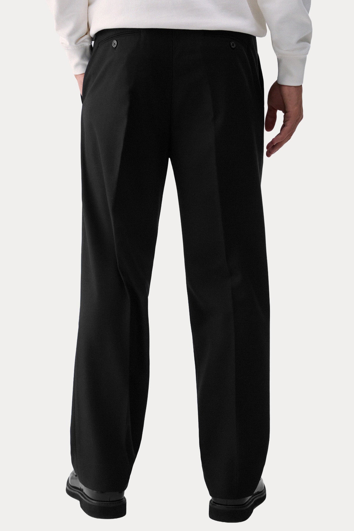 Liu Jo Relaxed Fit Tek Pile Yandan Cepli Yün Pantolon
