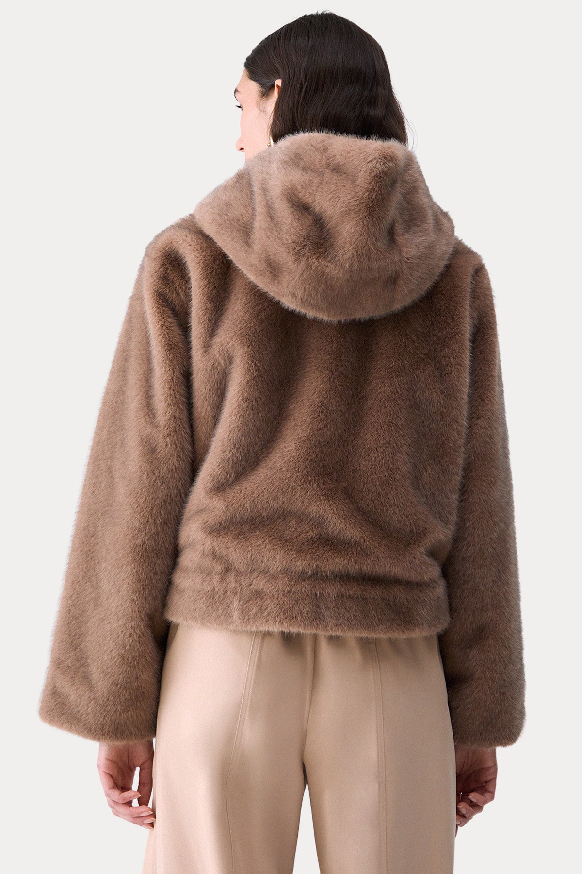 Liu Jo Relaxed Fit Çift Taraflı Teddy Ceket