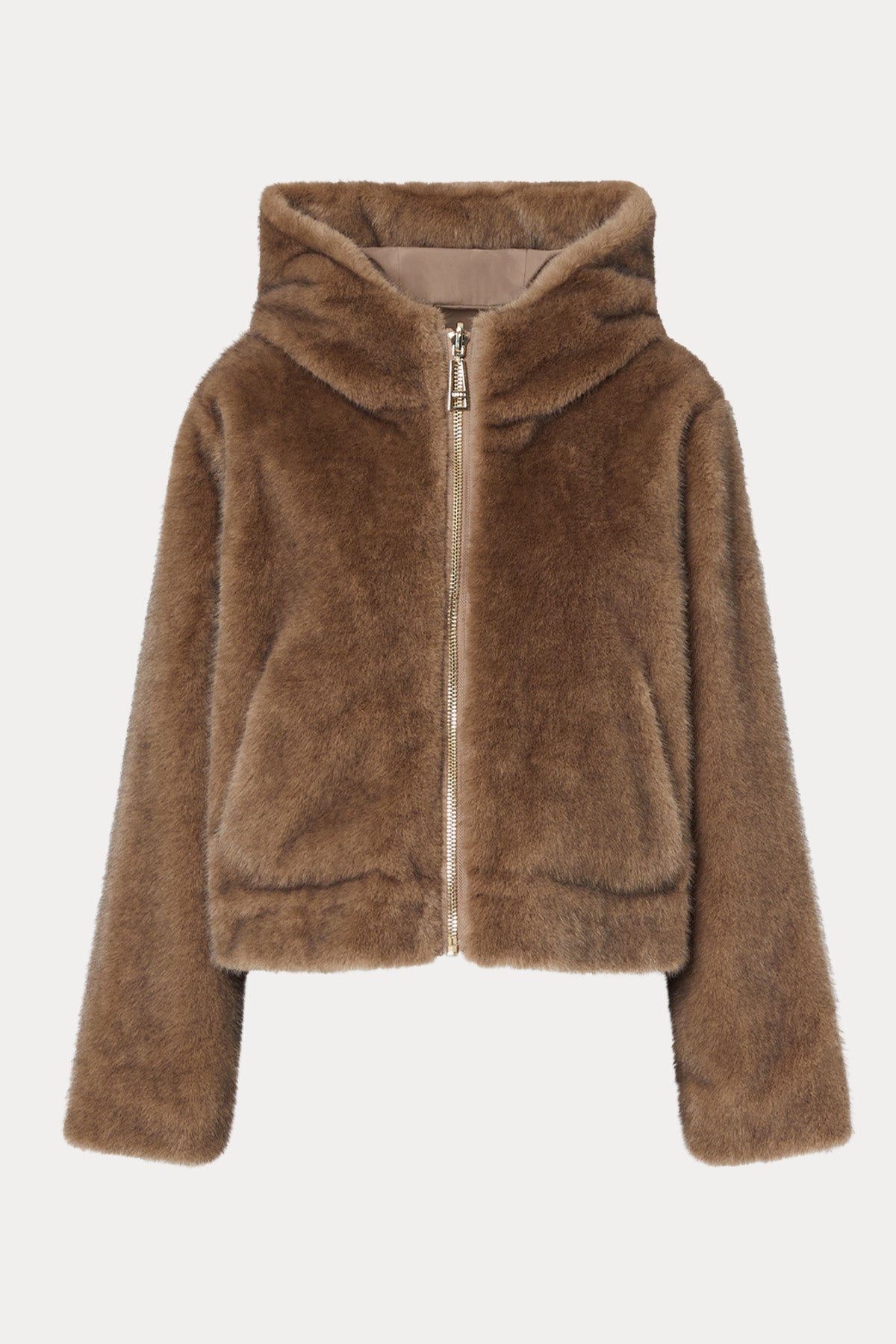 Liu Jo Relaxed Fit Çift Taraflı Teddy Ceket