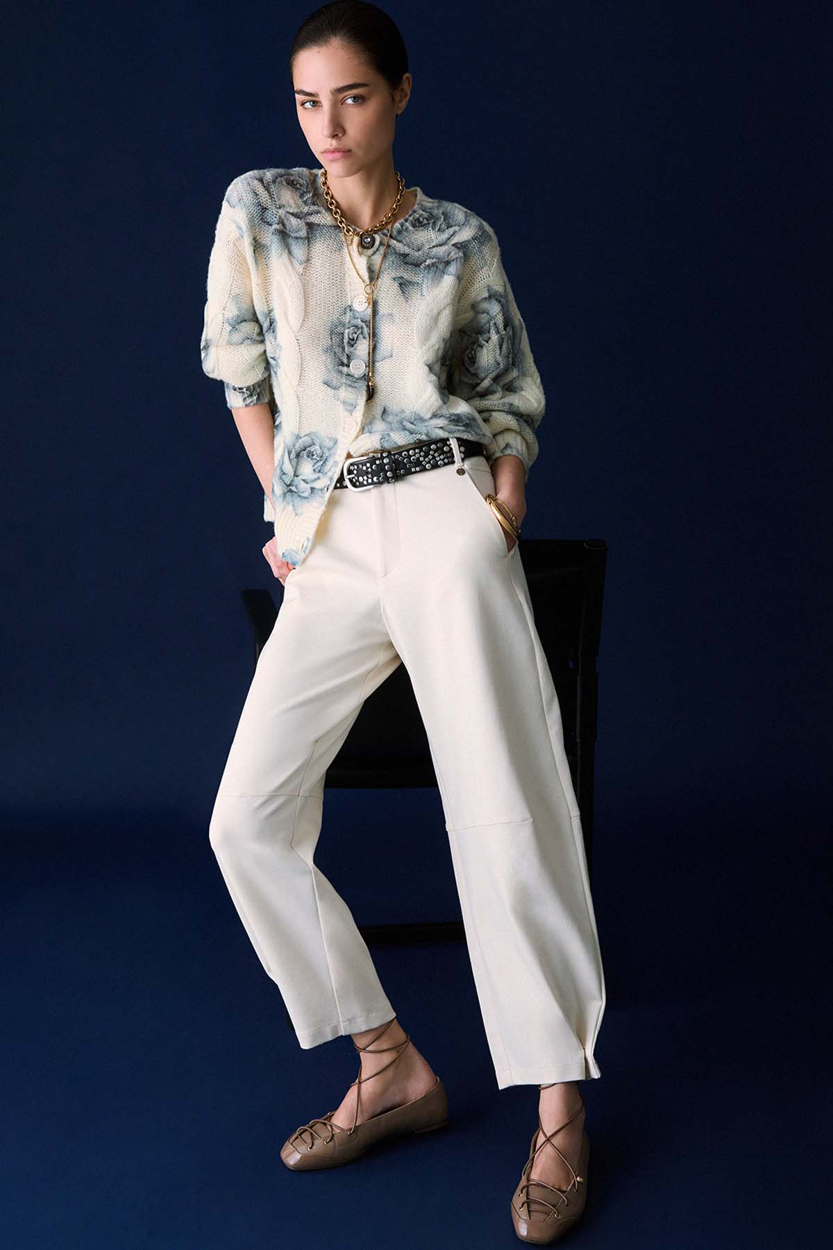 Liu Jo Streç Yelek Pantolon Set