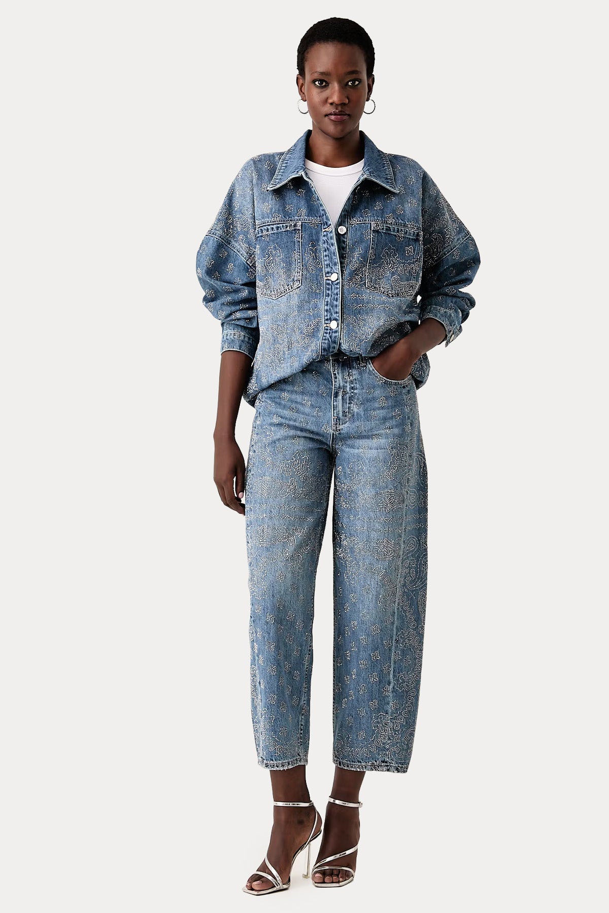 Liu Jo Balloon Fit Yüksek Bel Yıkamalı Jeans
