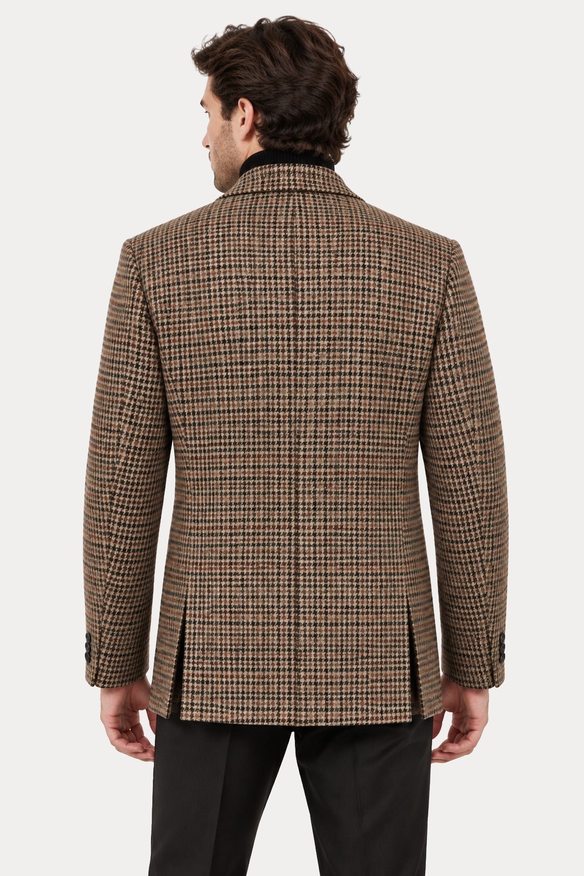 The Gigi Napoli Kazayağı Desenli Yün Blazer Ceket