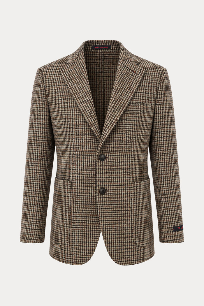 The Gigi Napoli Kazayağı Desenli Yün Blazer Ceket