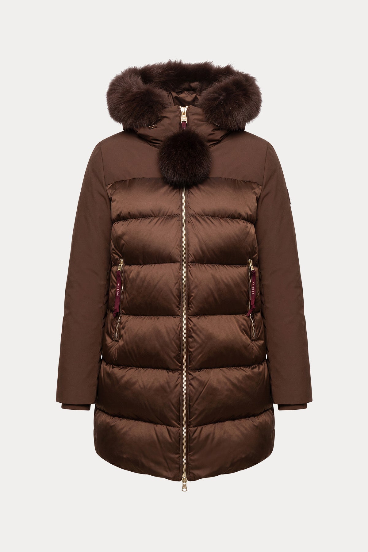 Hetrego Kürklü Kapüşonlu Puffer Mont