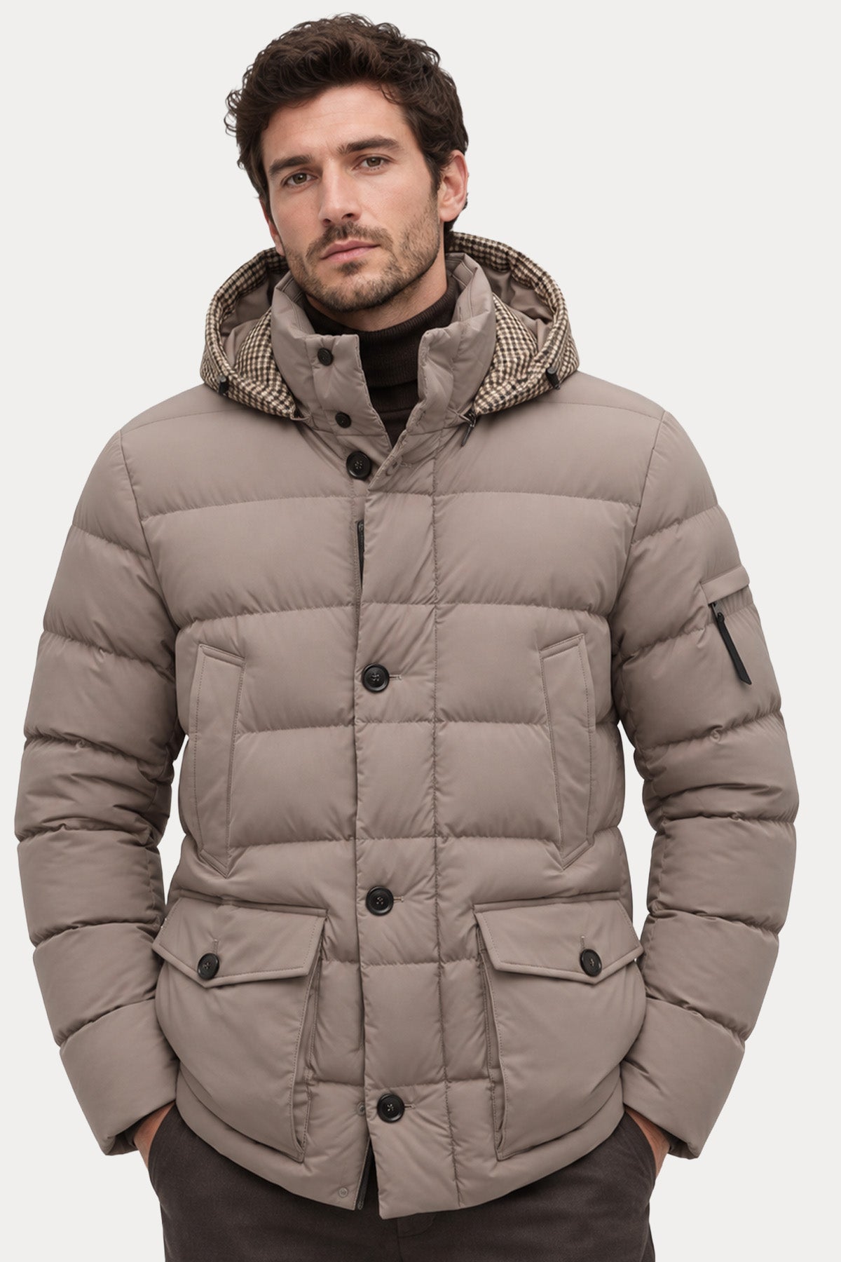 Hetrego Helson Kapüşonlu Puffer Mont