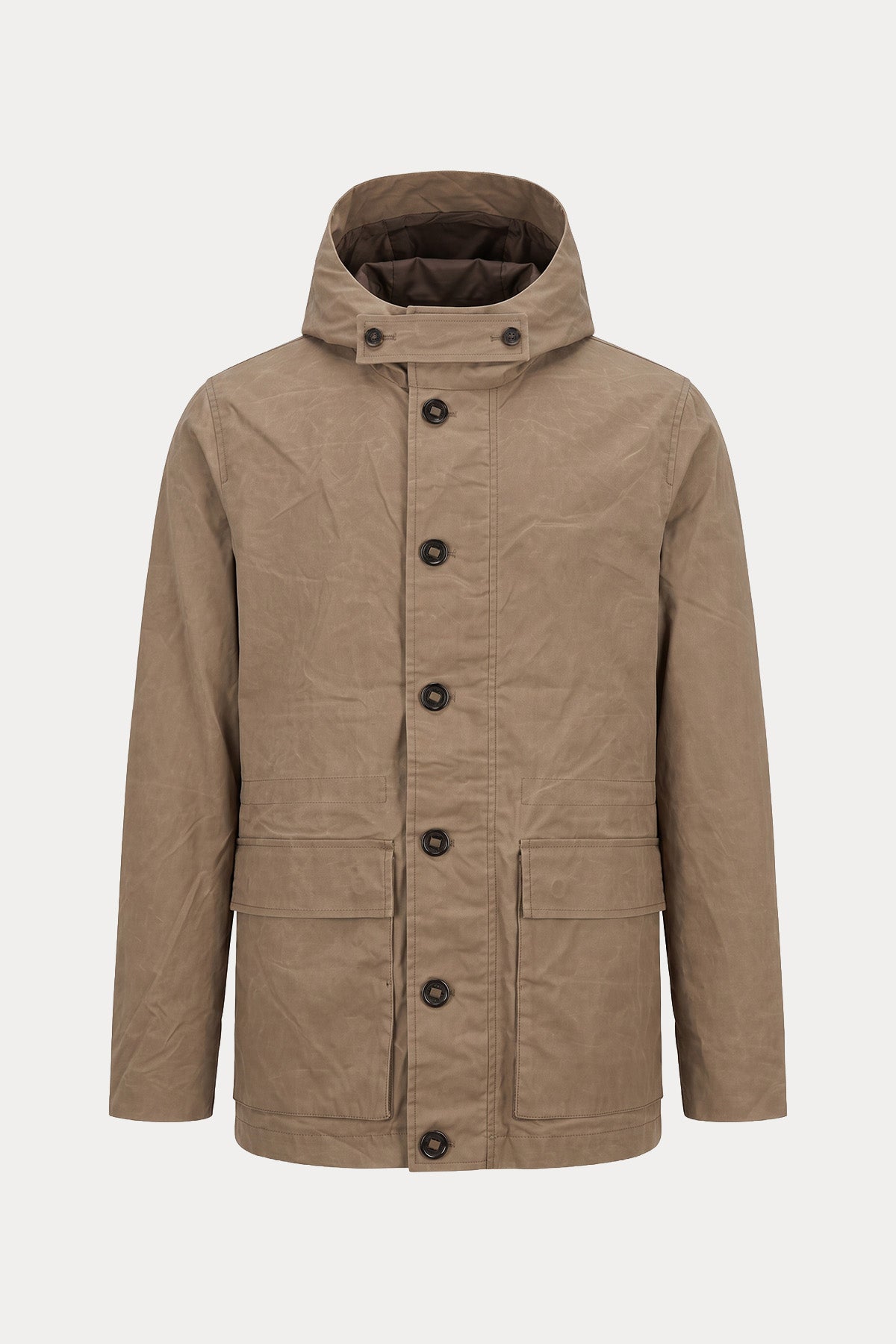 Hetrego Arcad Relaxed Fit Kapüşonlu Kaban