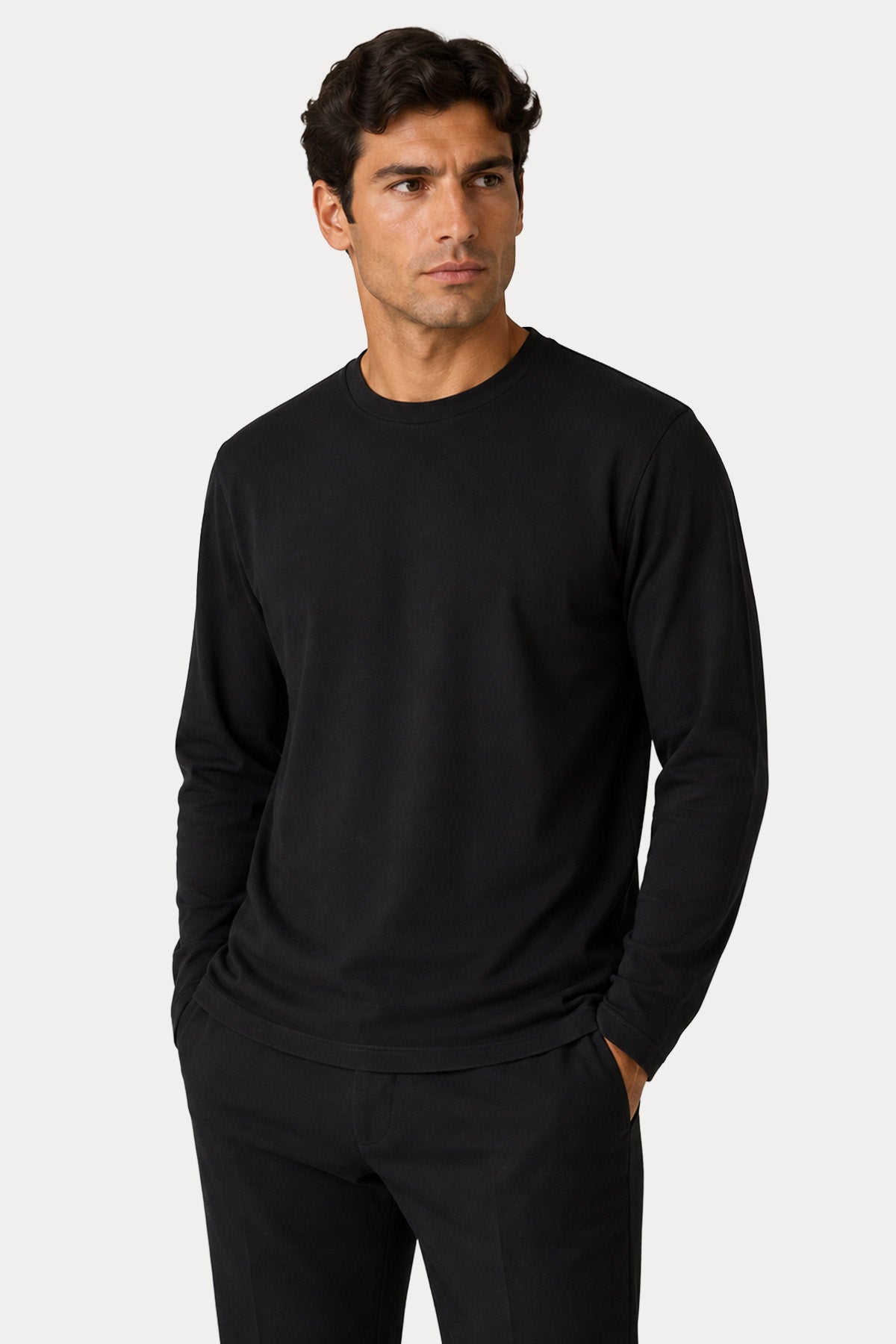 Gran Sasso Regular Fit Yuvarlak Yaka Jarse T-shirt