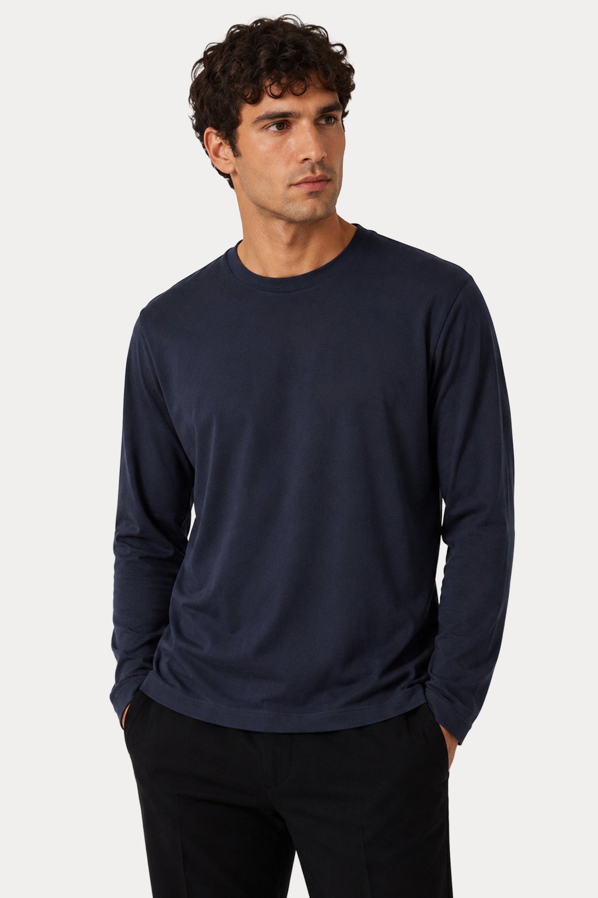 Gran Sasso Regular Fit Yuvarlak Yaka Jarse T-shirt