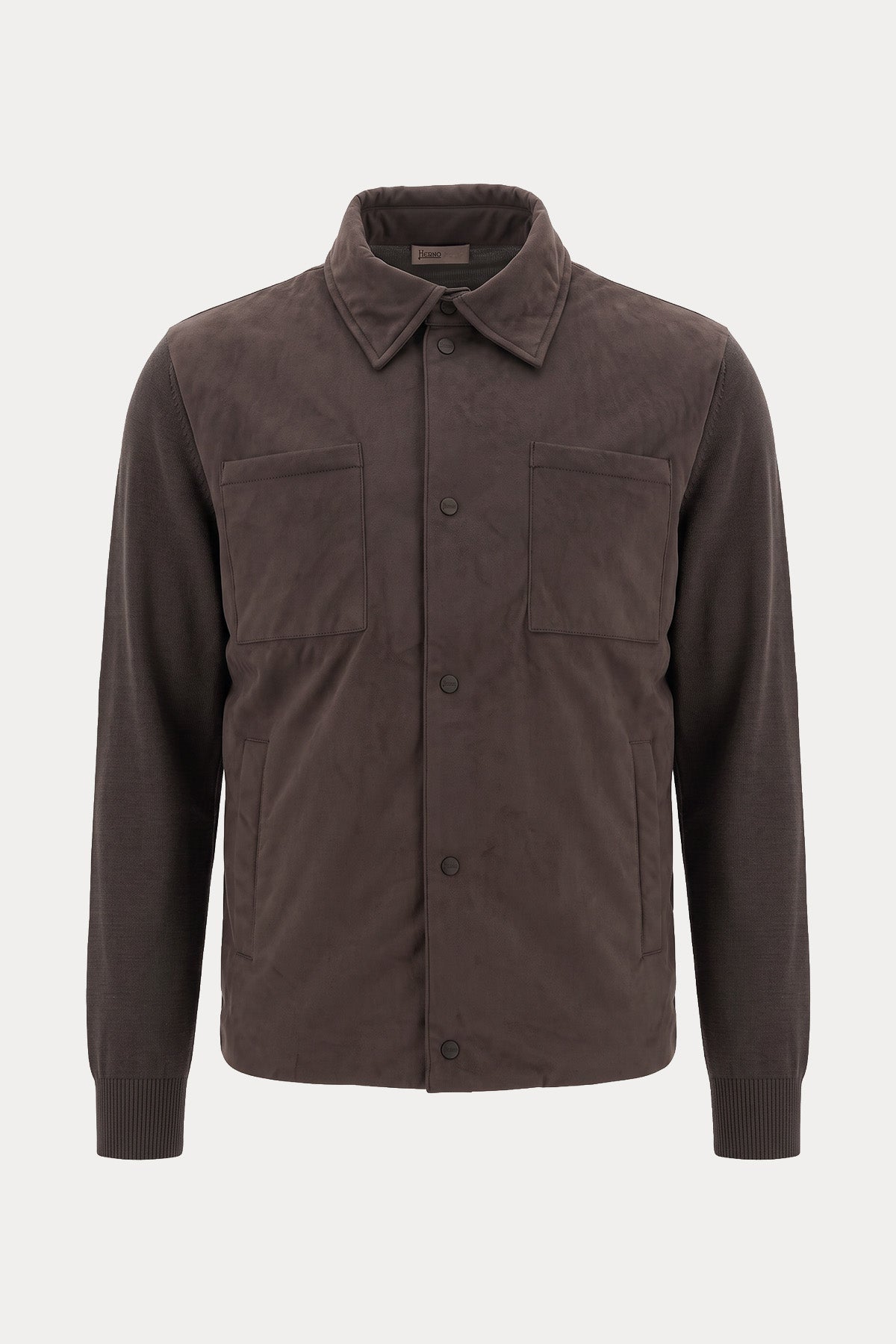 Herno Regular Fit Örgü Detaylı Ceket