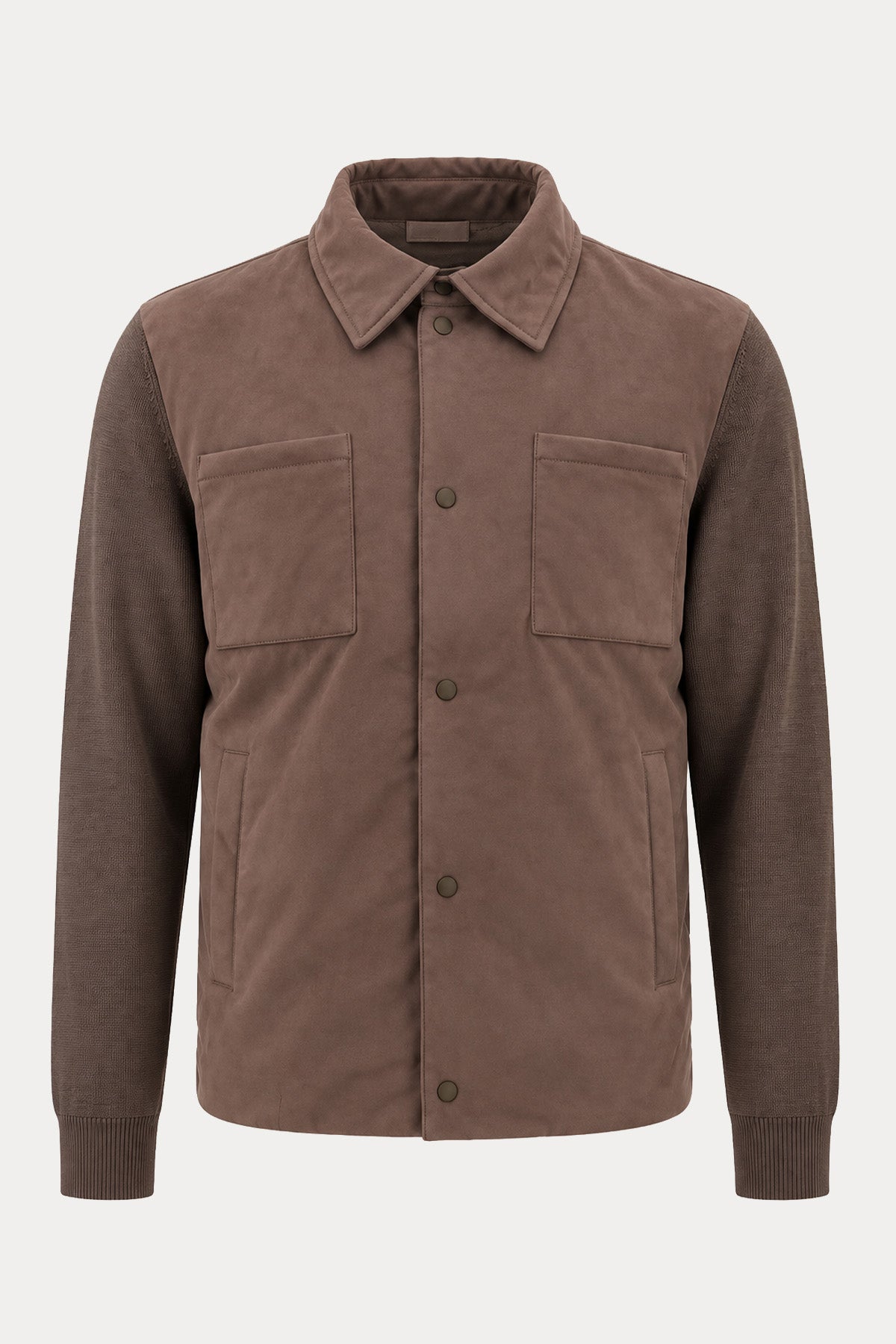 Herno Regular Fit Örgü Detaylı Ceket