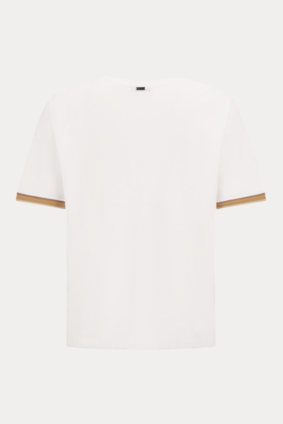 Herno Comfort Fit Şerit Detaylı Yuvarlak Yaka T-shirt