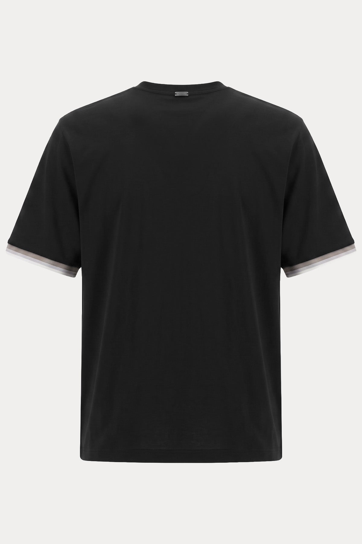 Herno Comfort Fit Şerit Detaylı Yuvarlak Yaka T-shirt