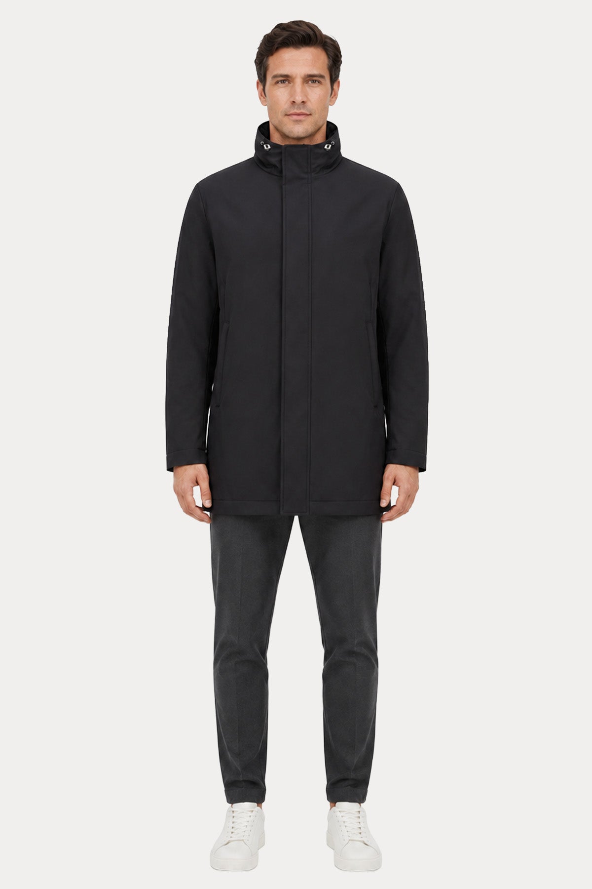 Herno Regular Fit Streç Puffer Kaban