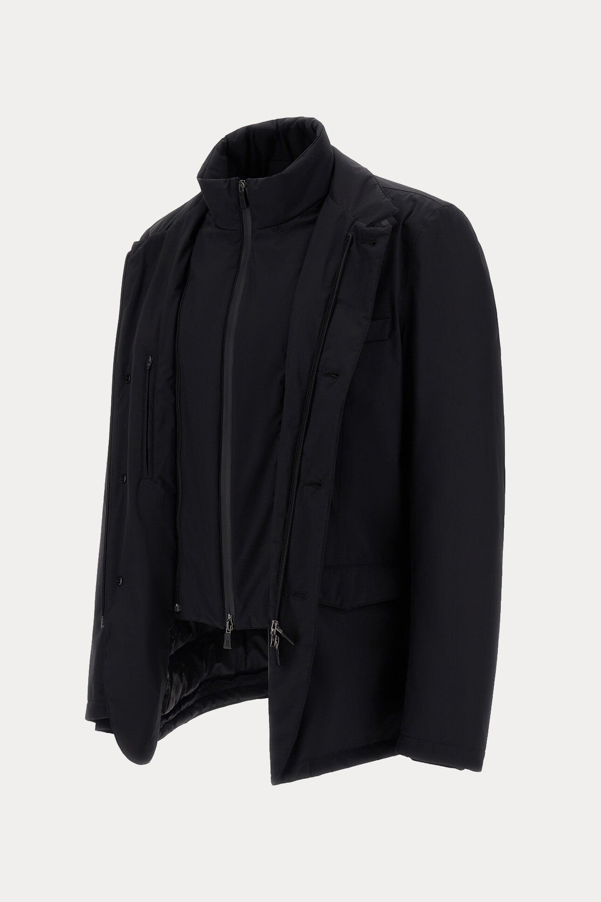 Herno Dik Yaka Puffer Mont Ceket