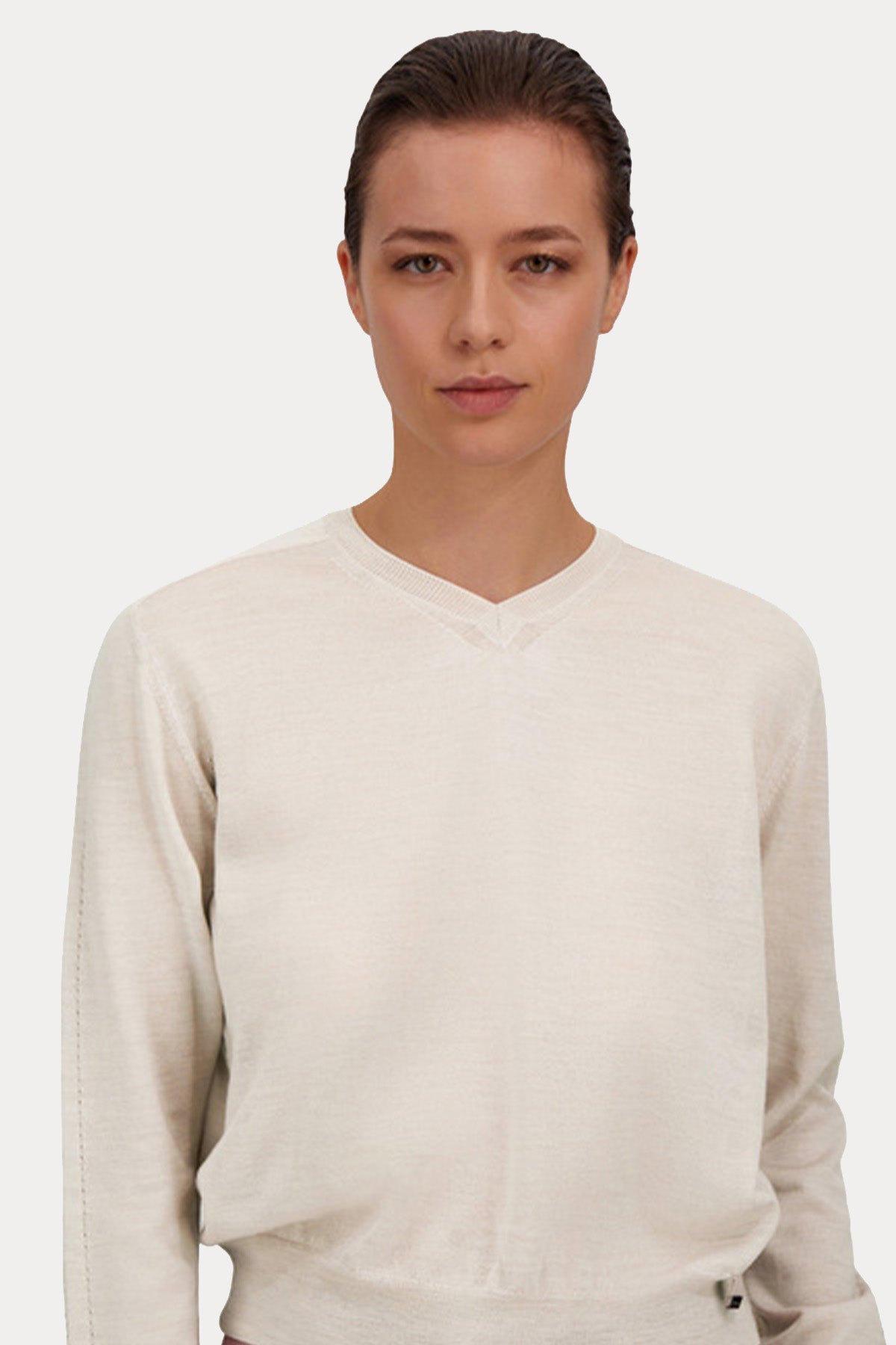 Herno Comfort Fit İnce Örgü Yün Triko