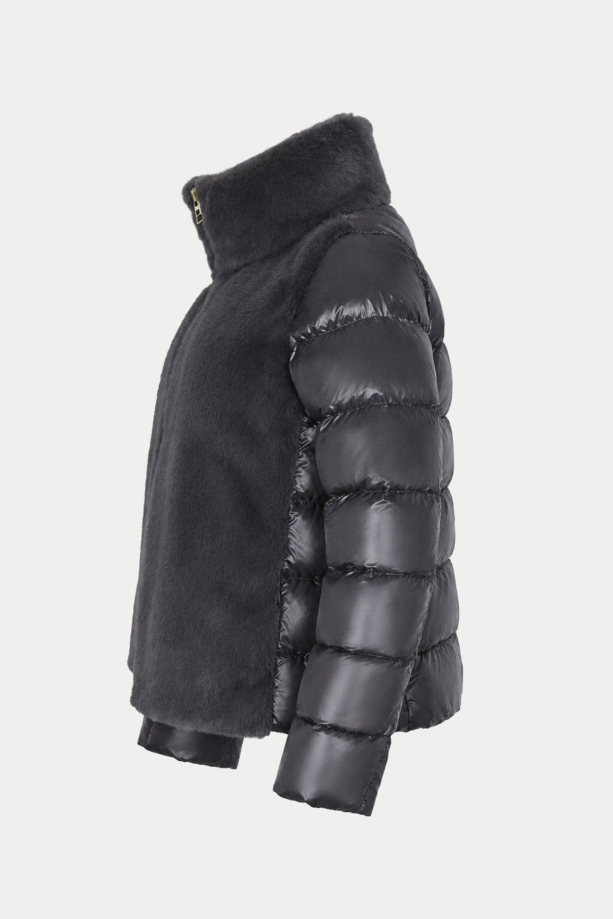 Herno Kürk Detaylı Dik Yaka Puffer Mont