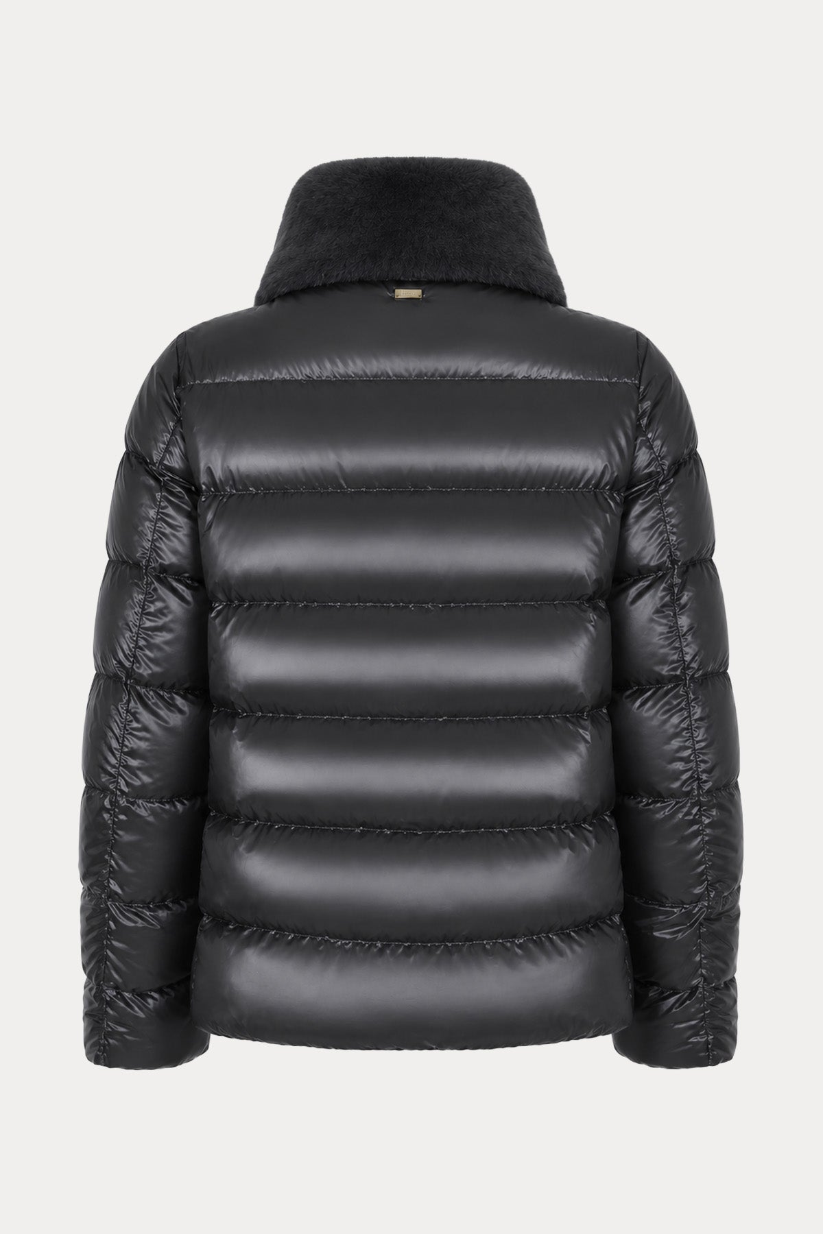 Herno Kürk Detaylı Dik Yaka Puffer Mont