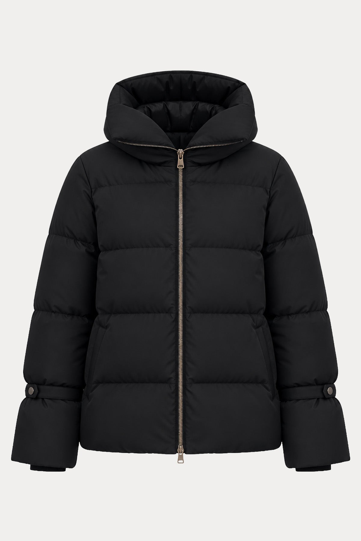 Herno Regular Fit Kürk Detaylı Puffer Mont