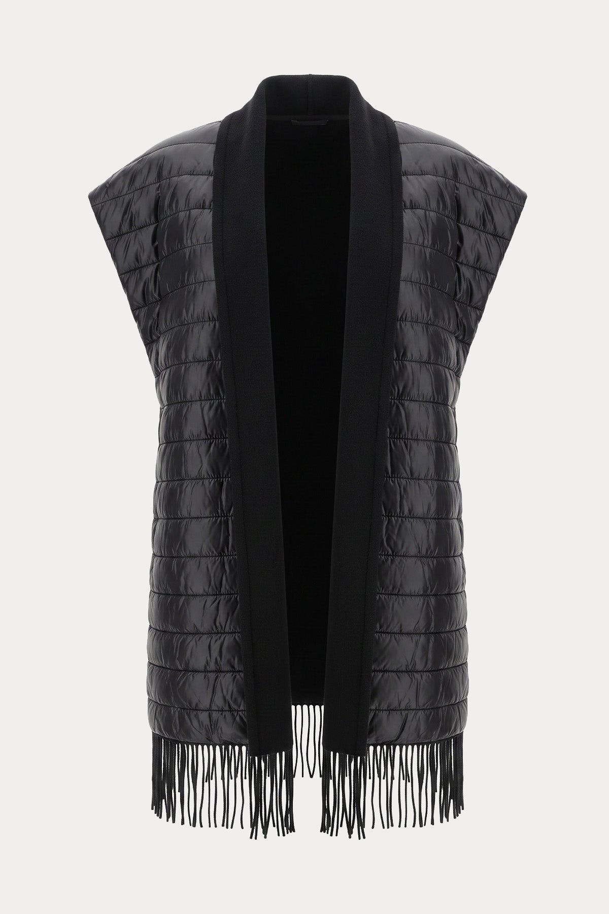 Herno Comfort Fit Yün Puffer Şal Yelek