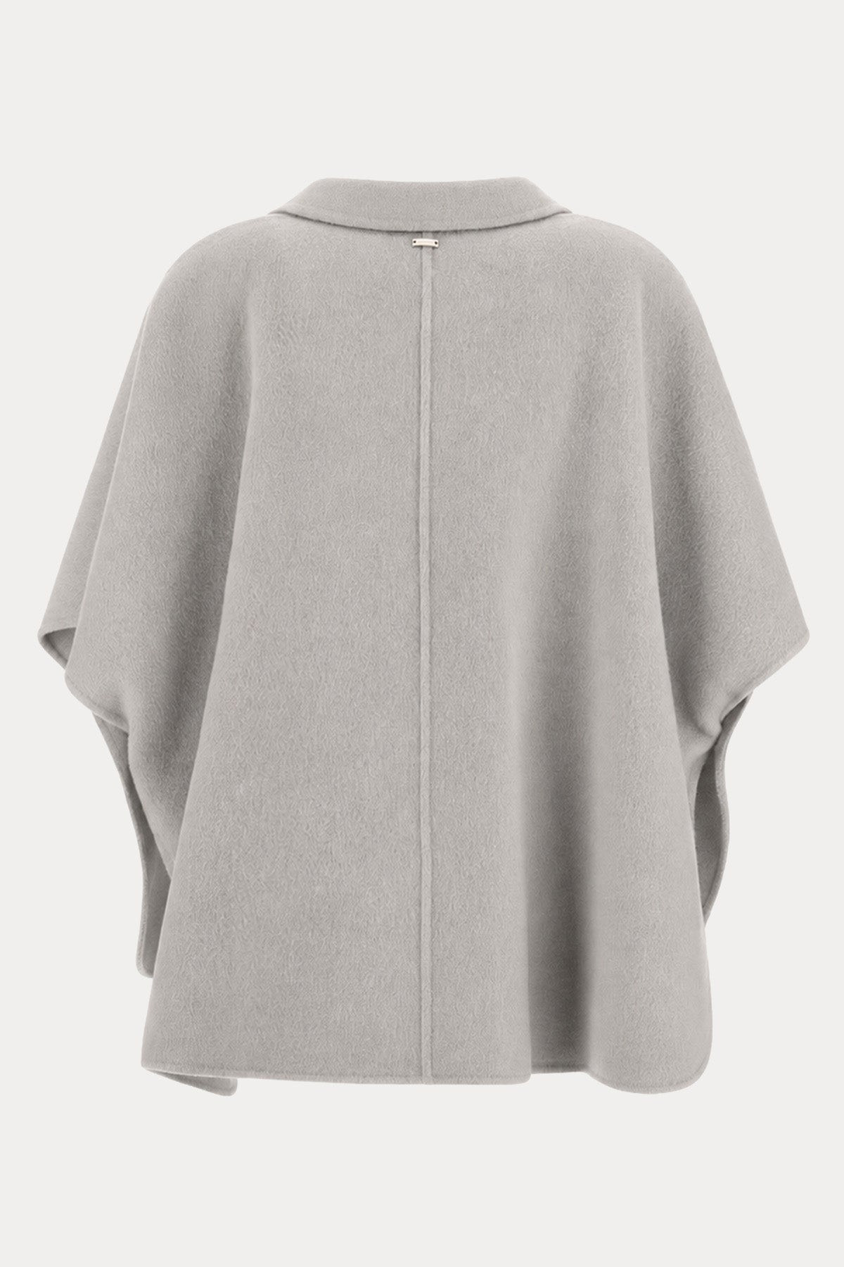 Herno Relaxed Fit Yün Pelerin Ceket