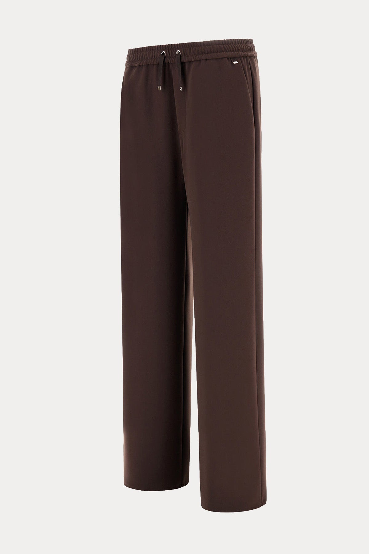 Herno Regular Fit Beli Lastikli Krep Pantolon