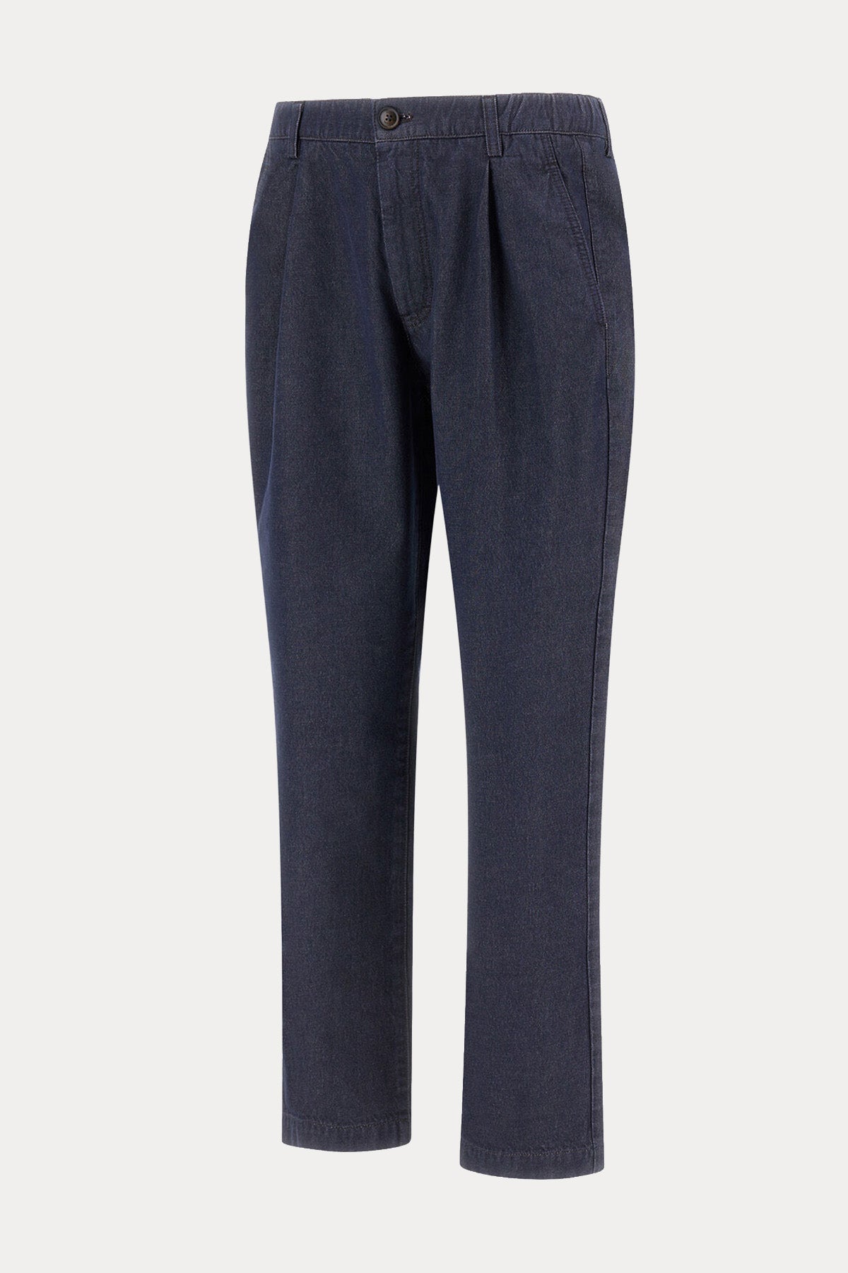 Herno Regular Fit Beli Lastikli Tek Pile Denim Pantolon
