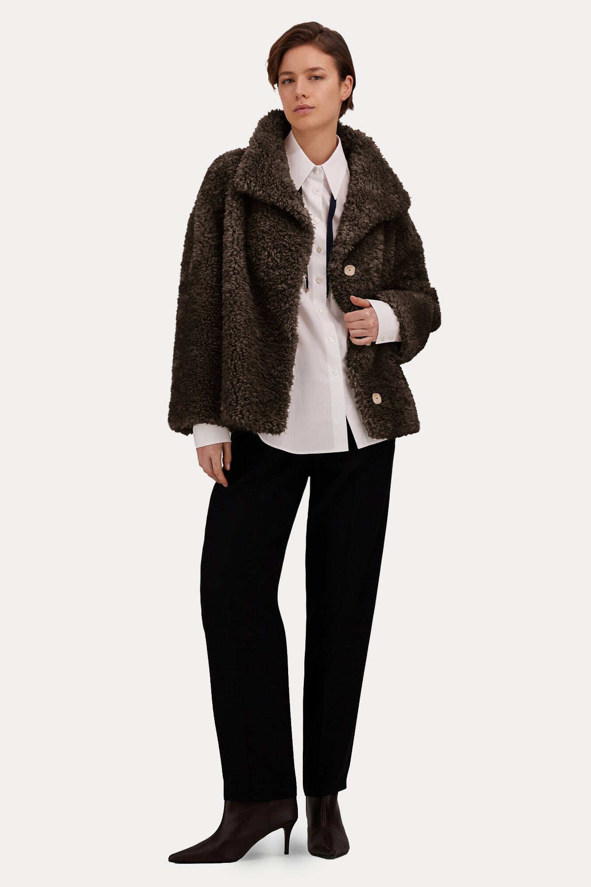Herno Regular Fit Peluş Ceket