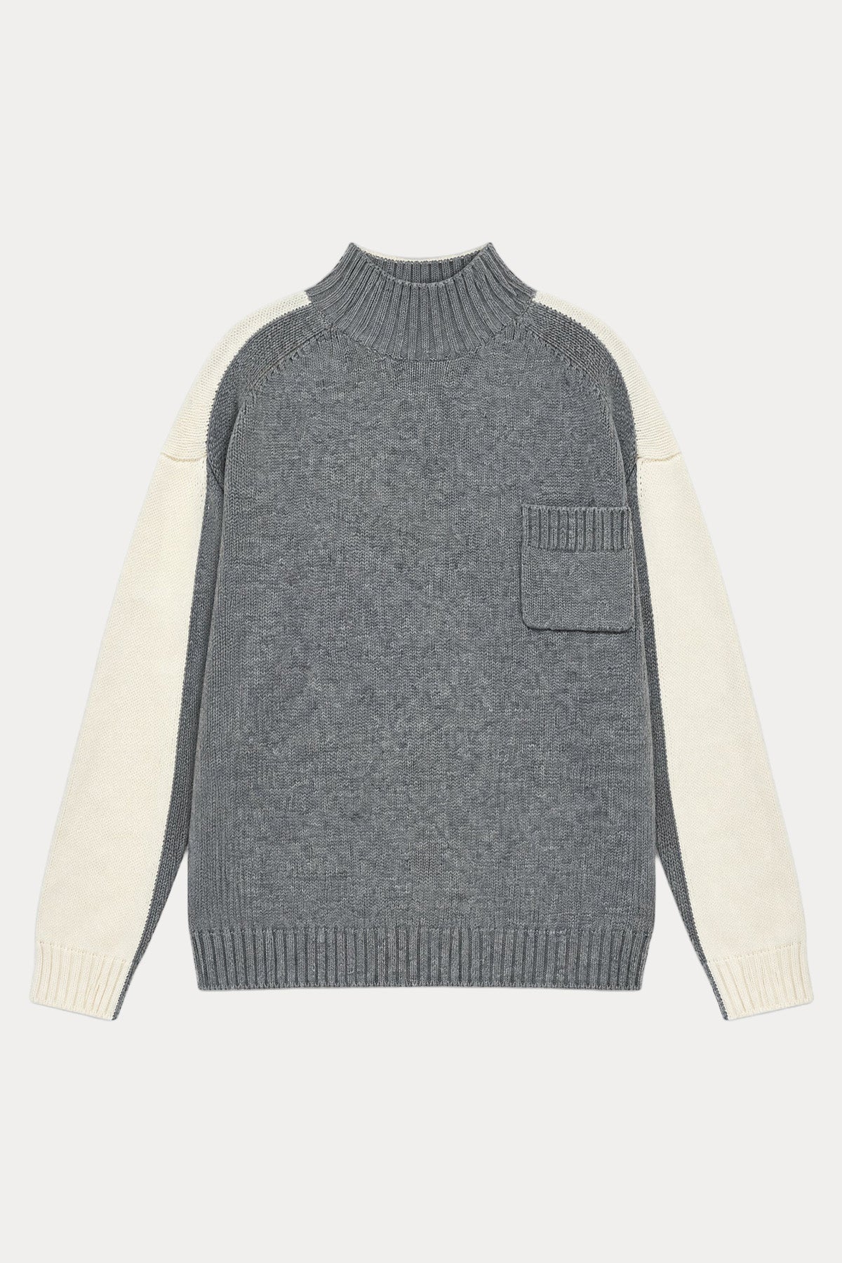 Semicouture Relaxed Fit Dik Yaka Kaşmir Örgü Yün Triko
