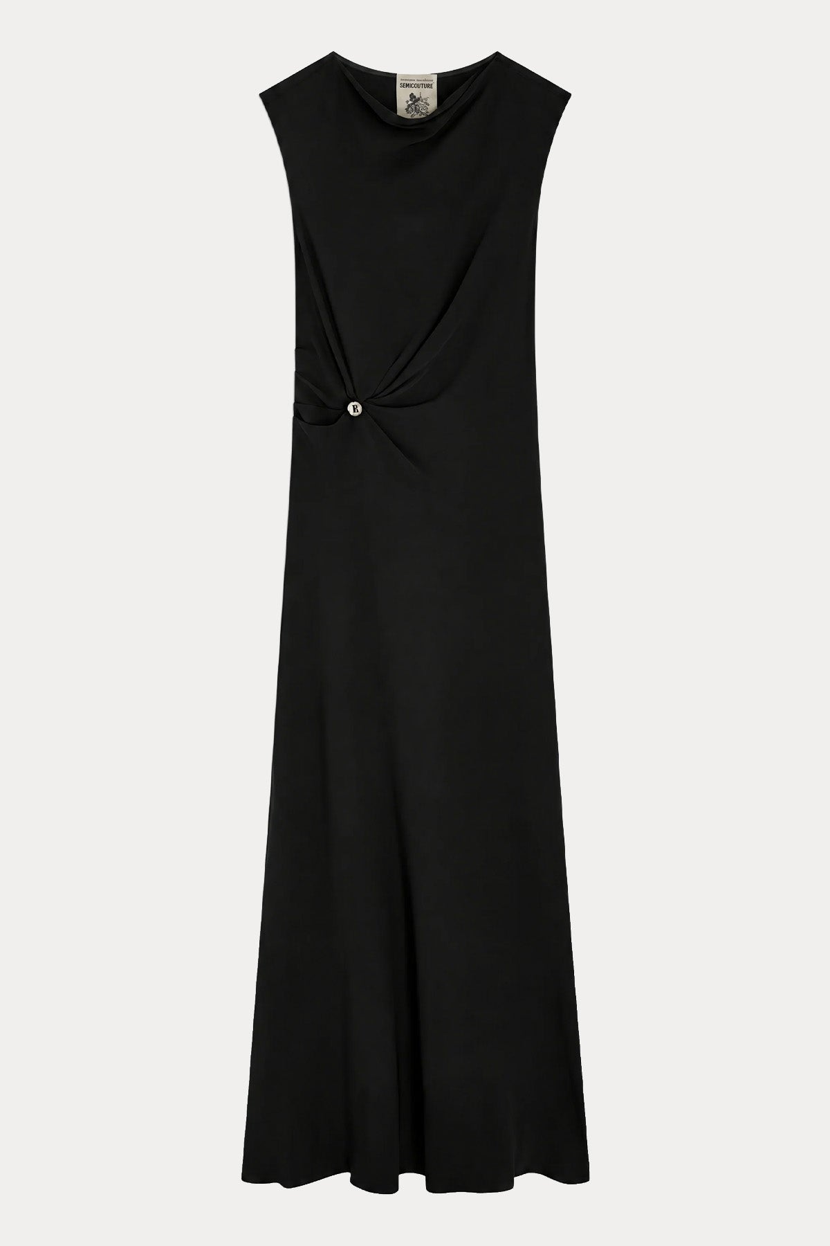 Semicouture Regular Fit Streç Maxi Elbise