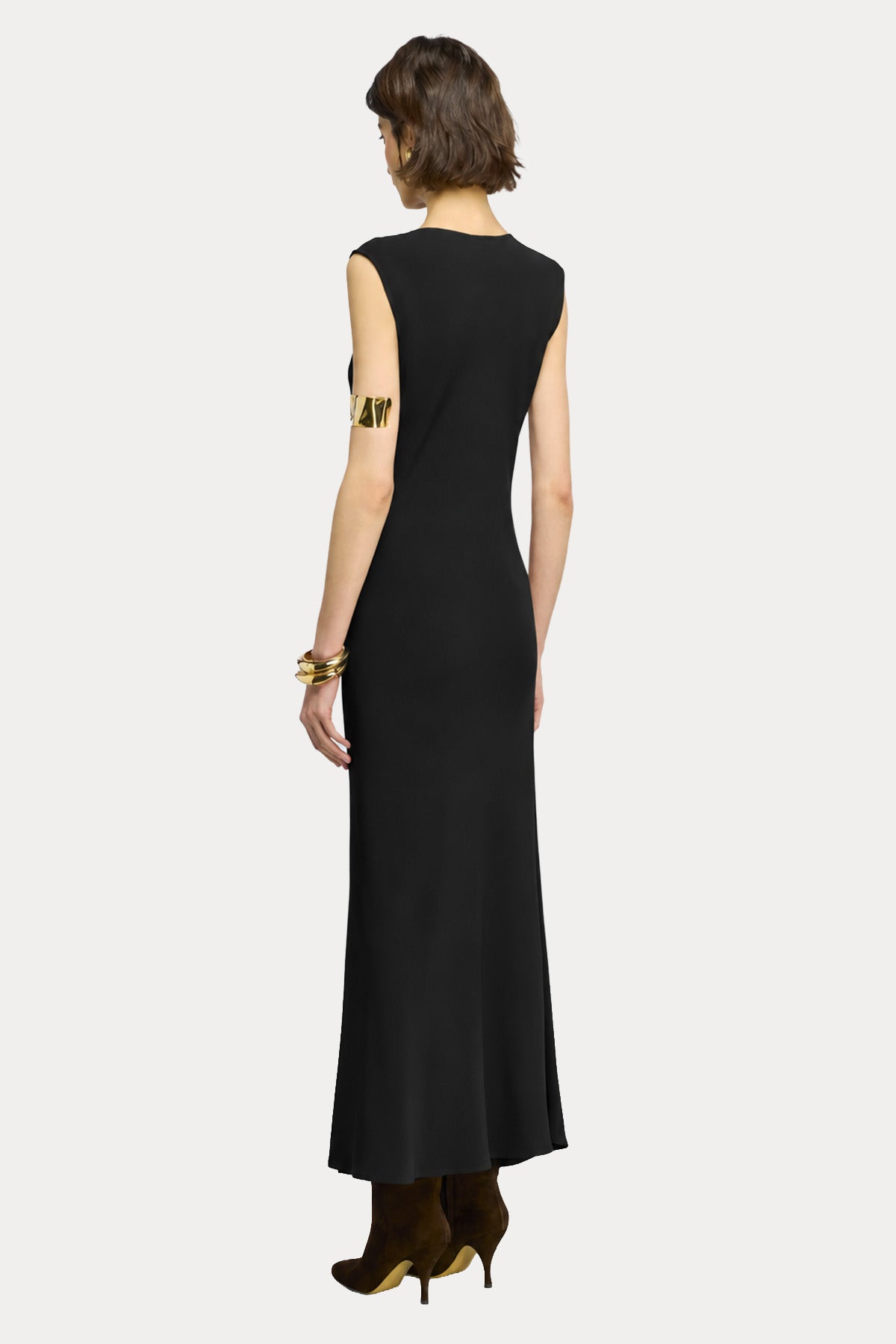 Semicouture Regular Fit Streç Maxi Elbise
