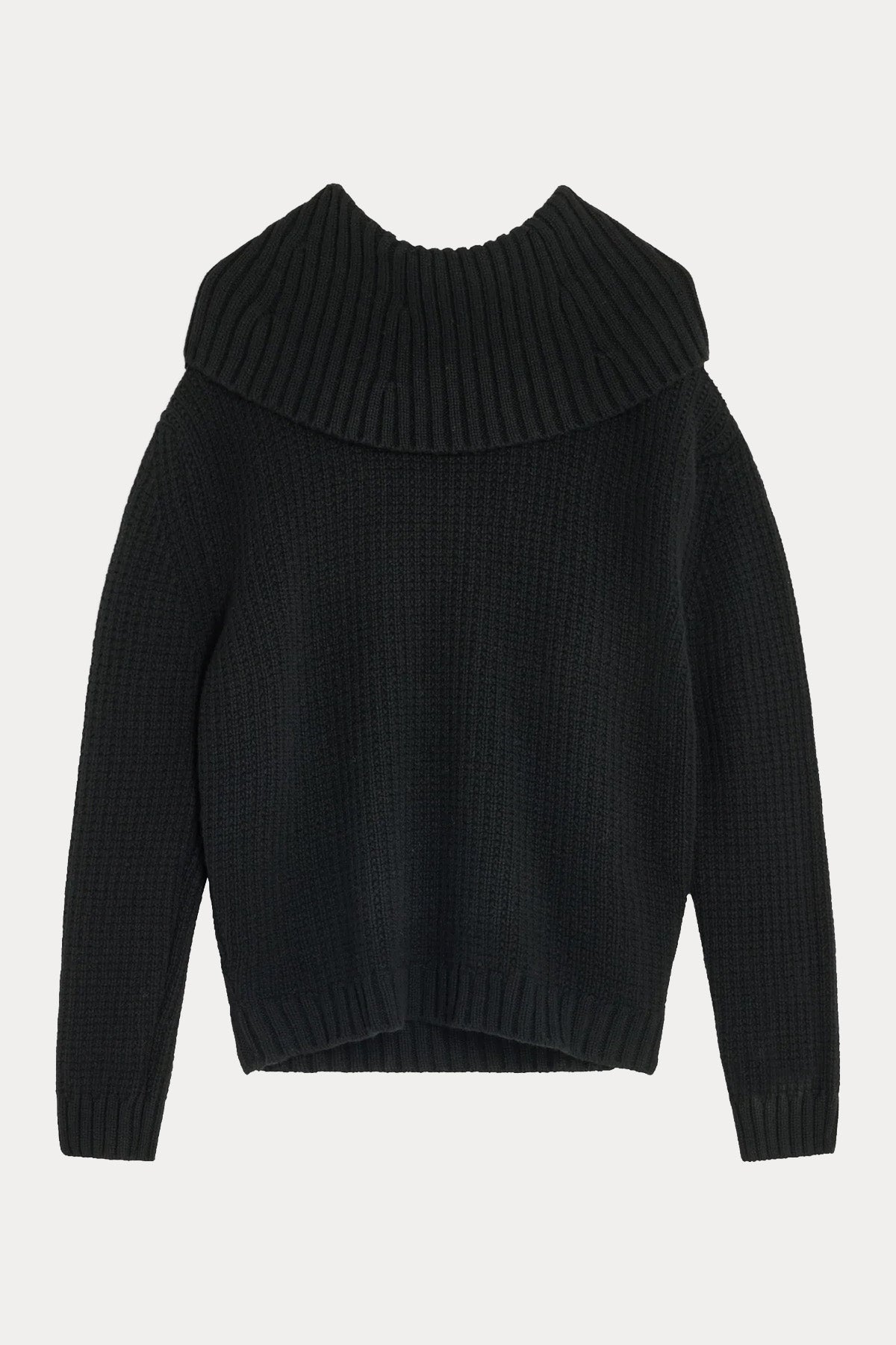 Semicouture Relaxed Fit Dik Yaka Örgü Yün Triko