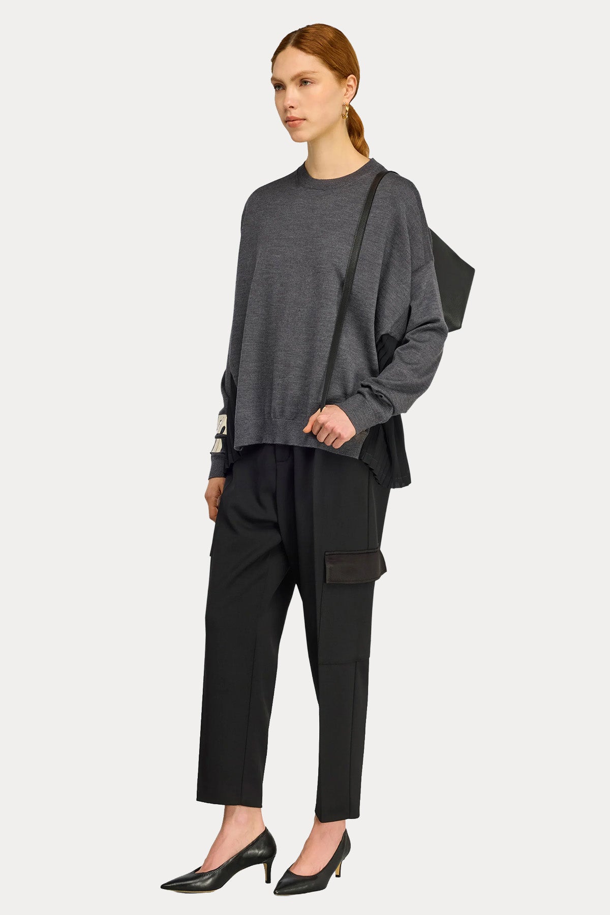 Semicouture Relaxed Fit İnce Örgü Yün Triko