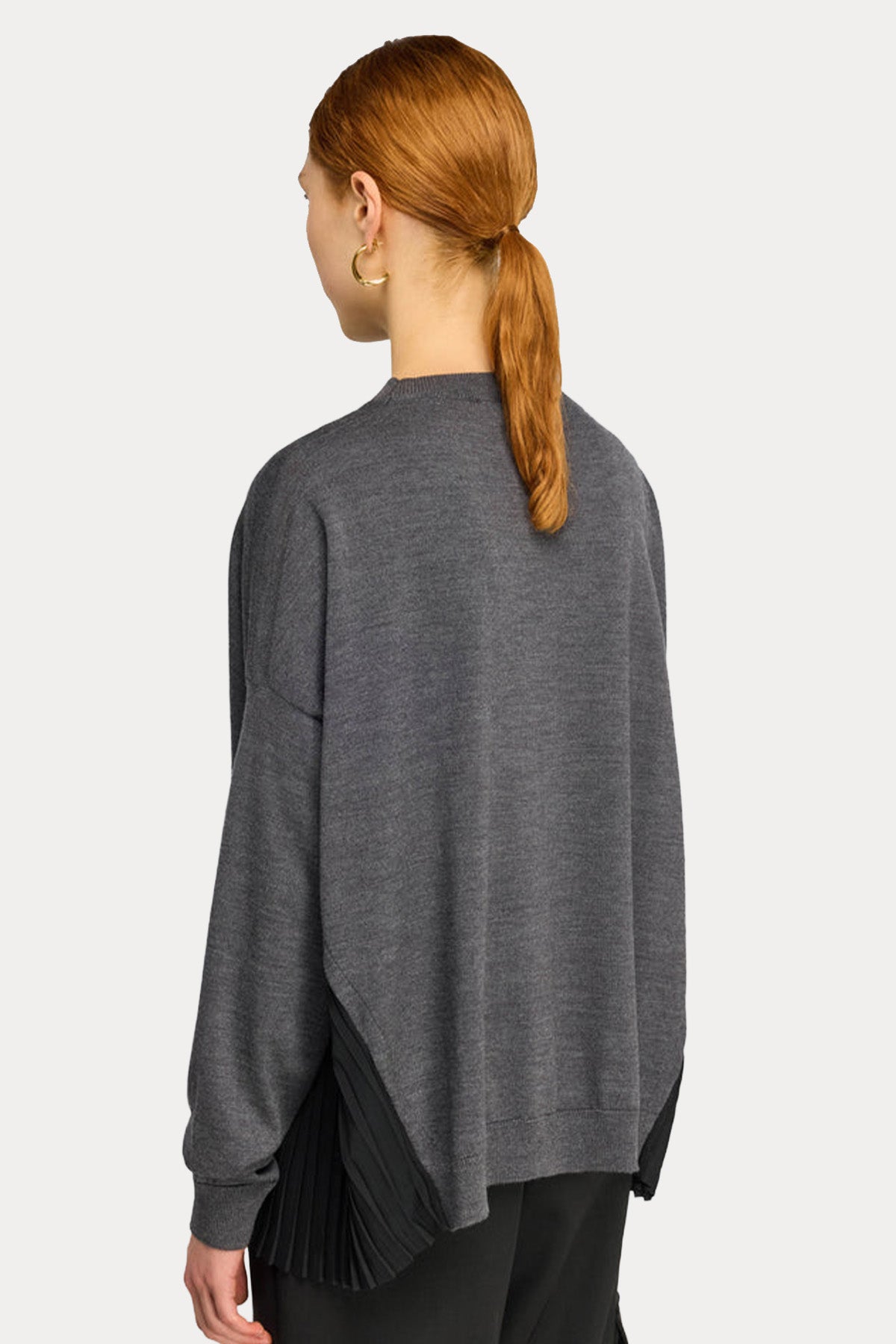 Semicouture Relaxed Fit İnce Örgü Yün Triko