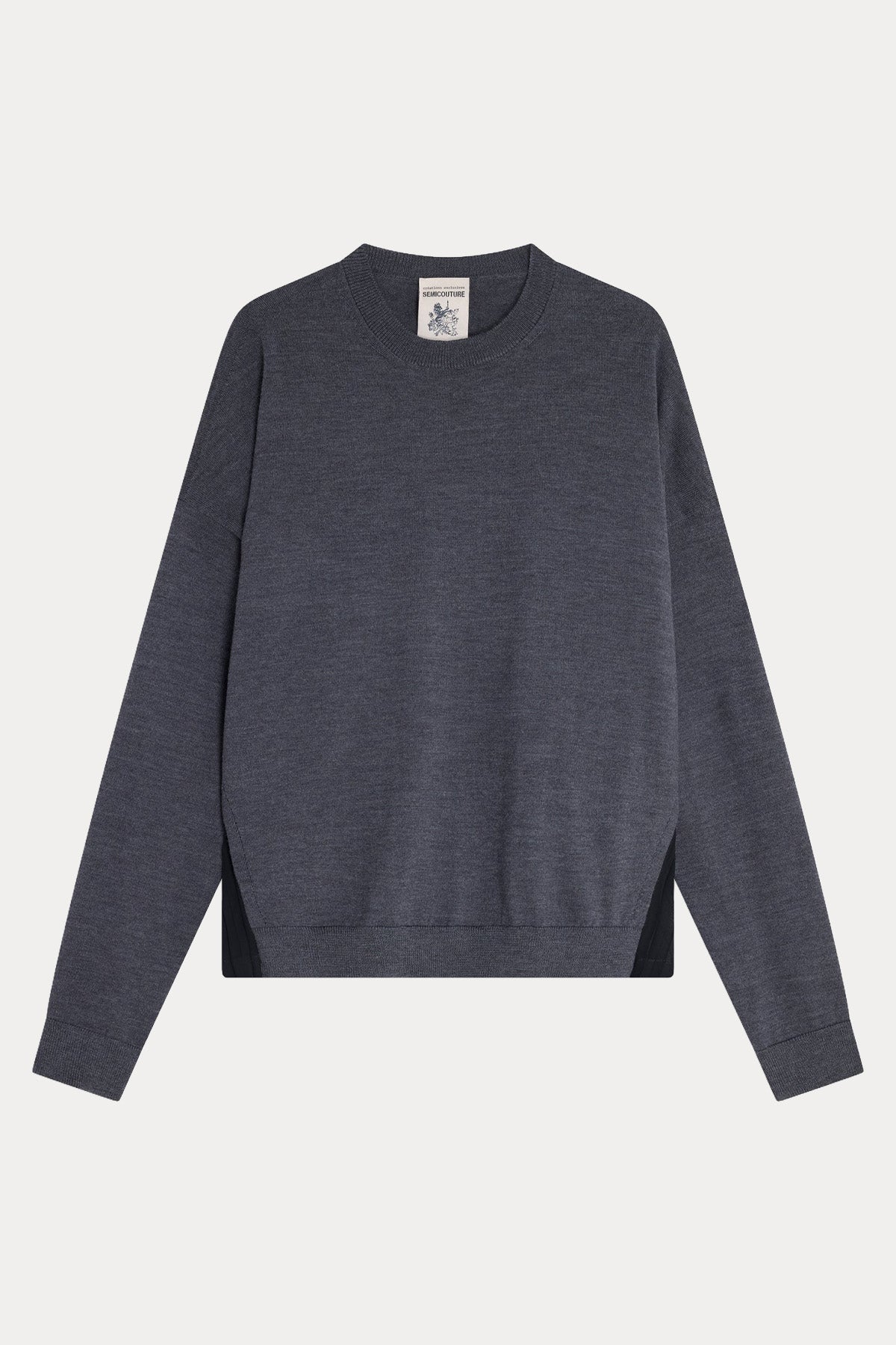 Semicouture Relaxed Fit İnce Örgü Yün Triko