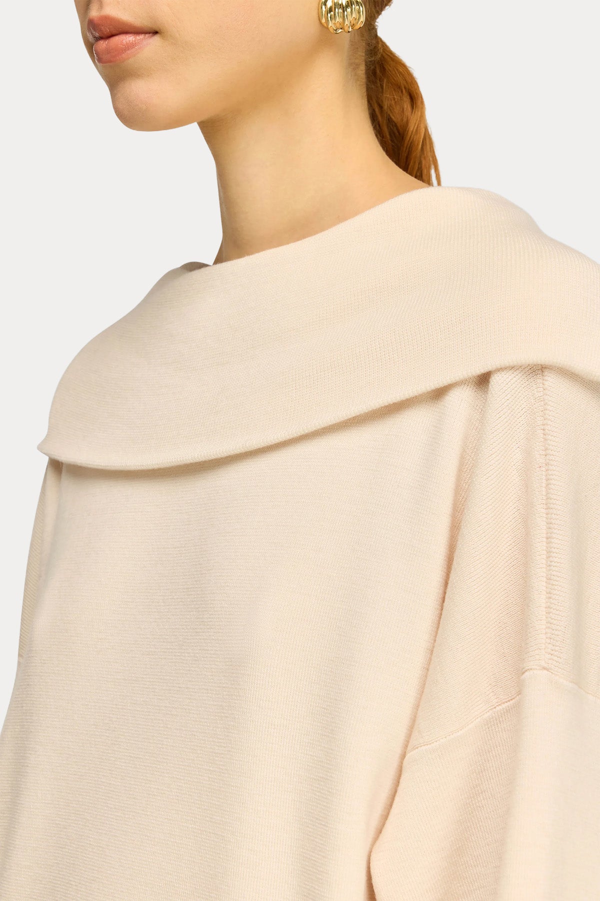 Semicouture Relaxed Fit Şal Yaka Örgü Yün Triko