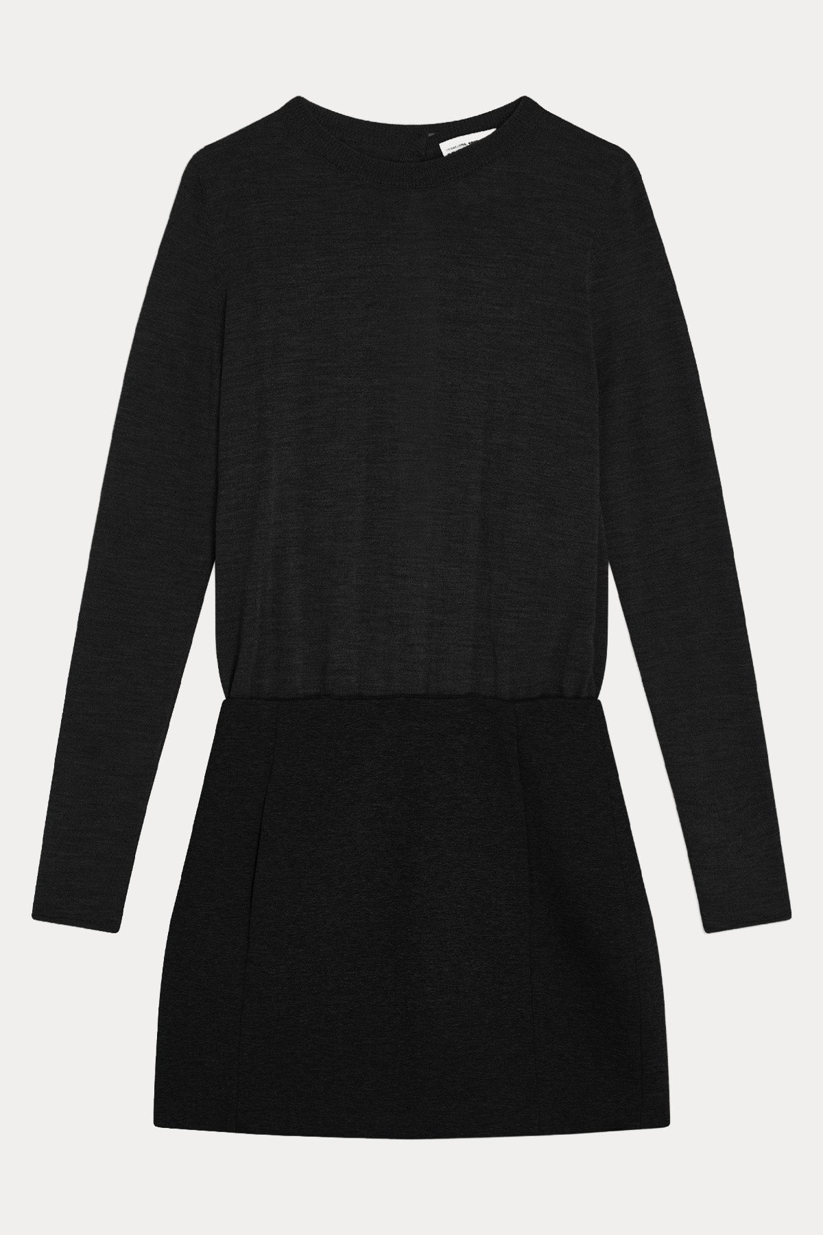 Semicouture Regular Fit Sırt Dekolteli Yün Mini Elbise