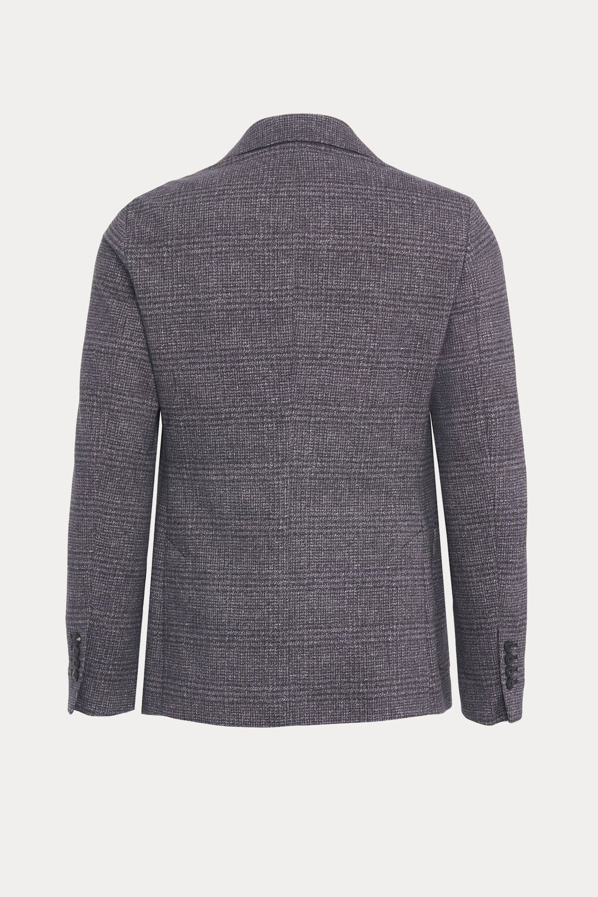 Circolo 1901 Ekose Desenli Streç Blazer Ceket