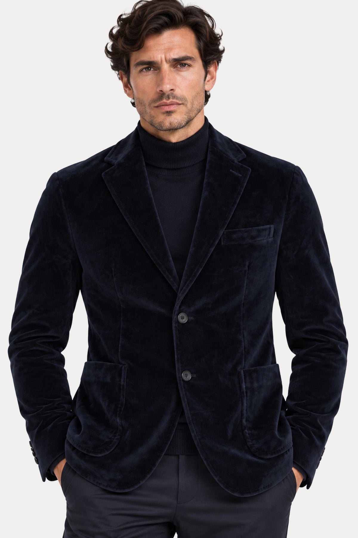 Circolo 1901 Spor Cepli Kadife Blazer Ceket