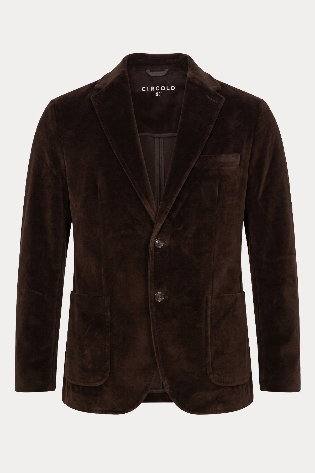 Circolo 1901 Spor Cepli Kadife Blazer Ceket