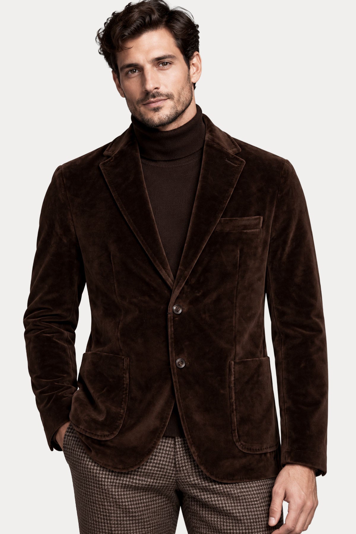 Circolo 1901 Spor Cepli Kadife Blazer Ceket