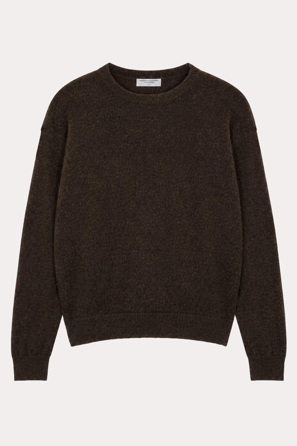 Majestic Relaxed Fit İnce Örgü Kaşmir Triko