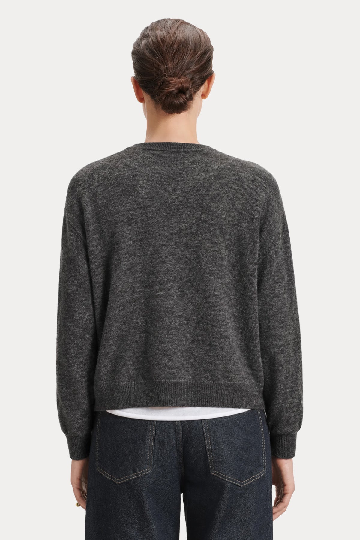 Majestic Relaxed Fit İnce Örgü Kaşmir Triko